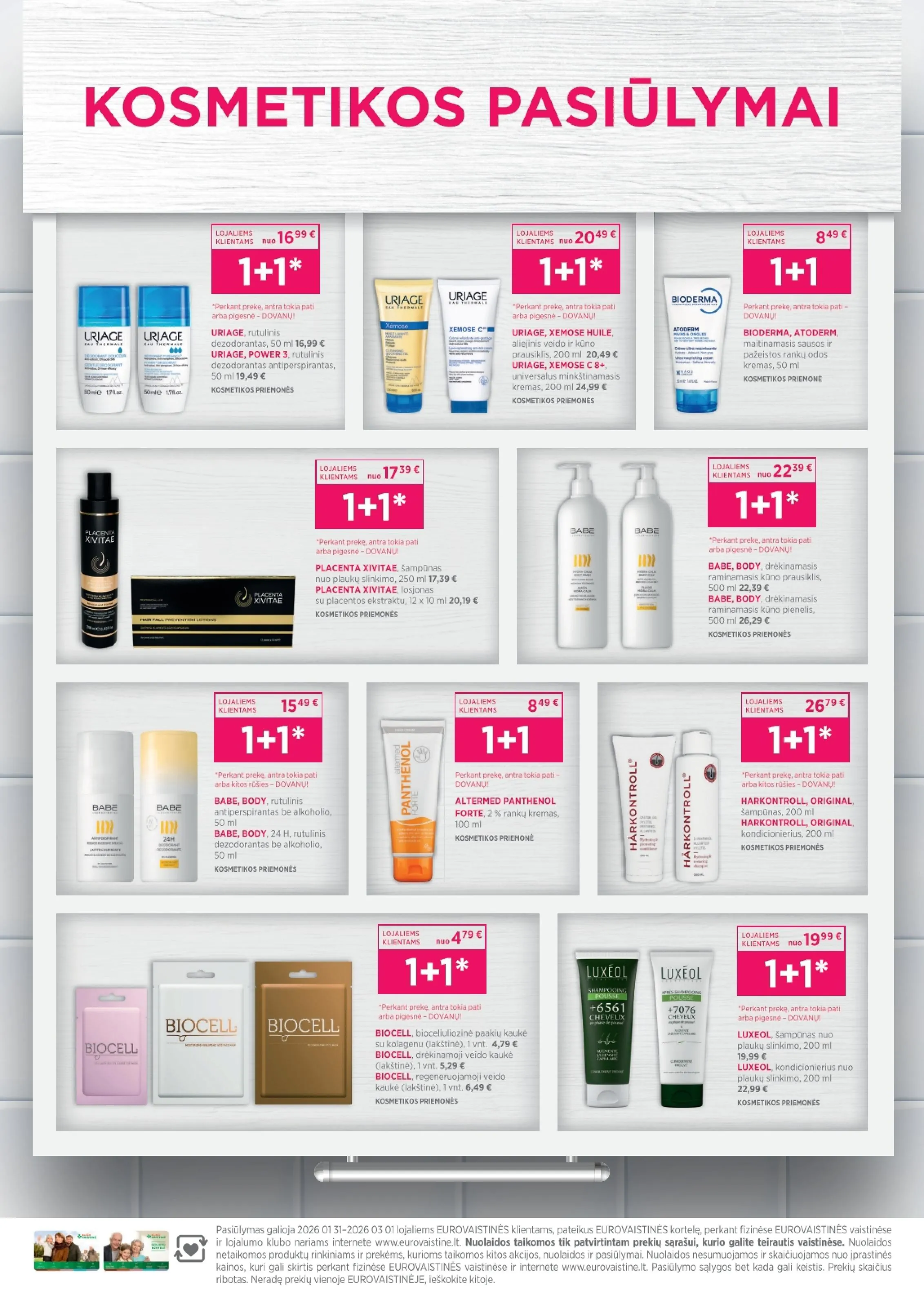 EUROVAISTINĖ akcijų ir nuolaidų leidinys nuo 2026.02.01 iki 2026.02.28 - 28
