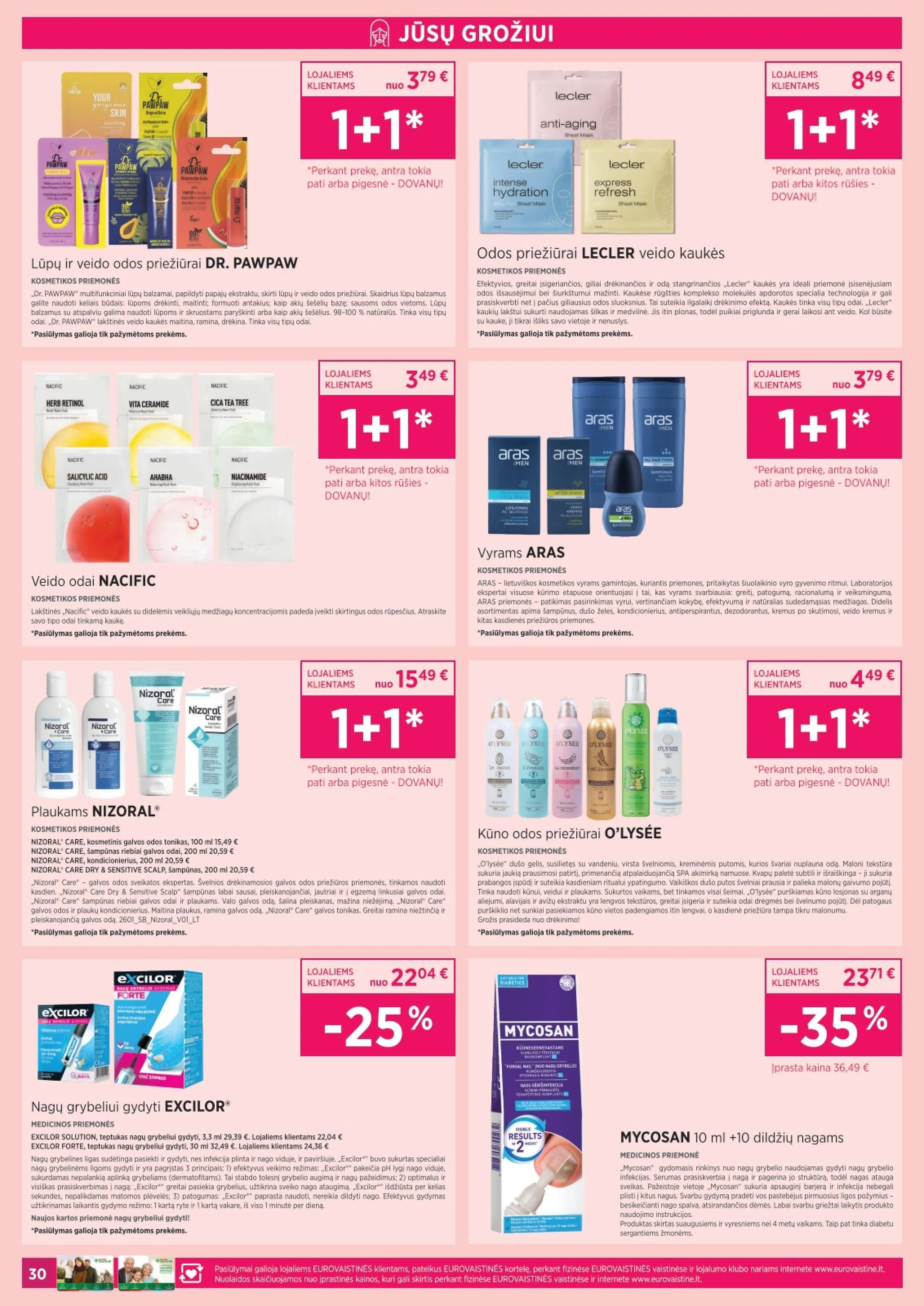 EUROVAISTINĖ akcijų ir nuolaidų leidinys nuo 2026.02.01 iki 2026.02.28 - 30