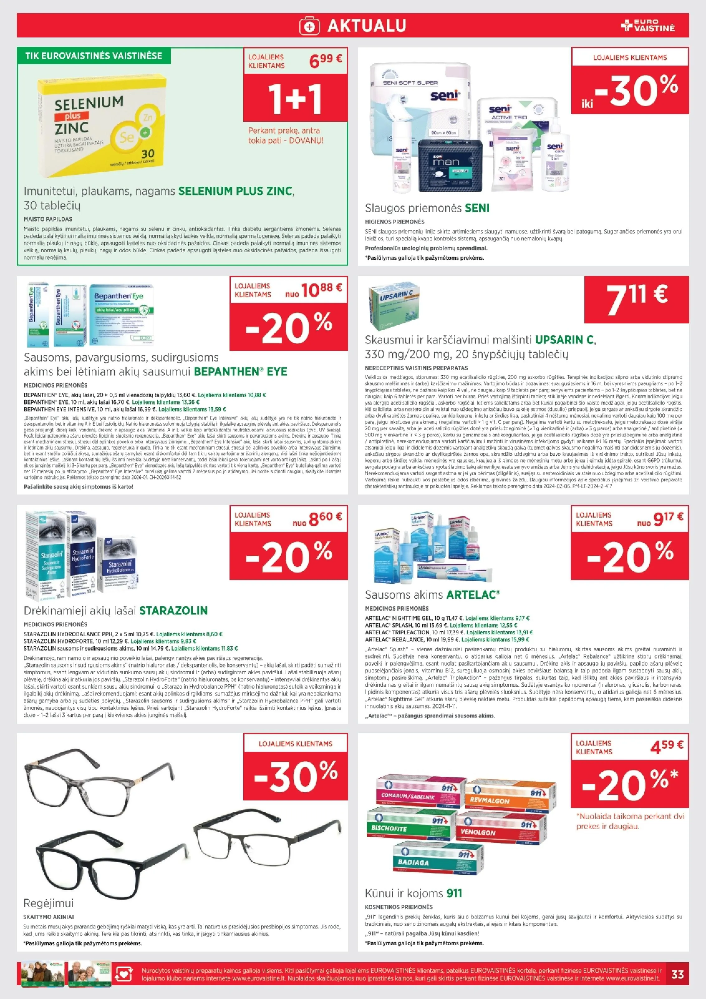EUROVAISTINĖ akcijų ir nuolaidų leidinys nuo 2026.02.01 iki 2026.02.28
