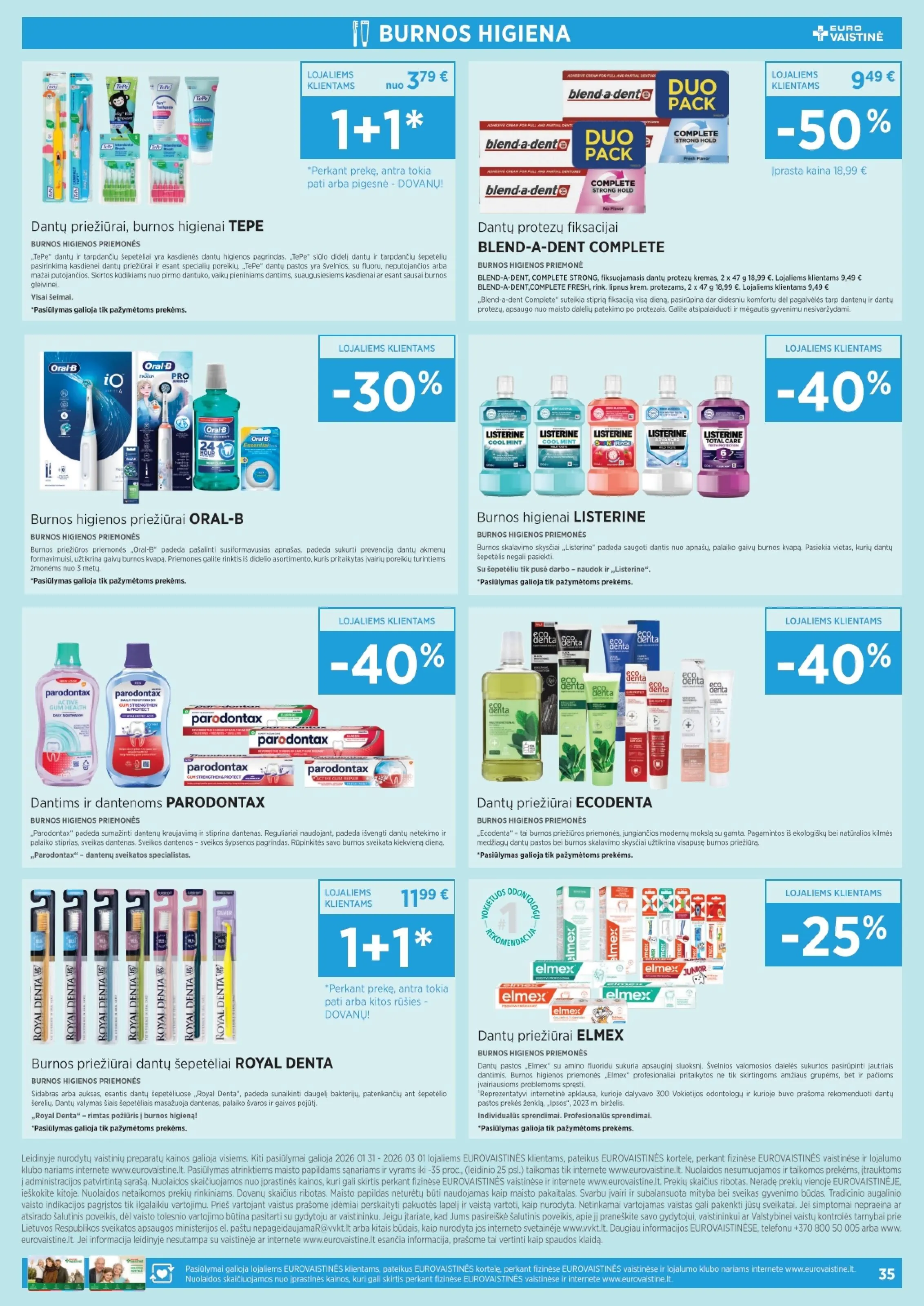 EUROVAISTINĖ akcijų ir nuolaidų leidinys nuo 2026.02.01 iki 2026.02.28 - 35