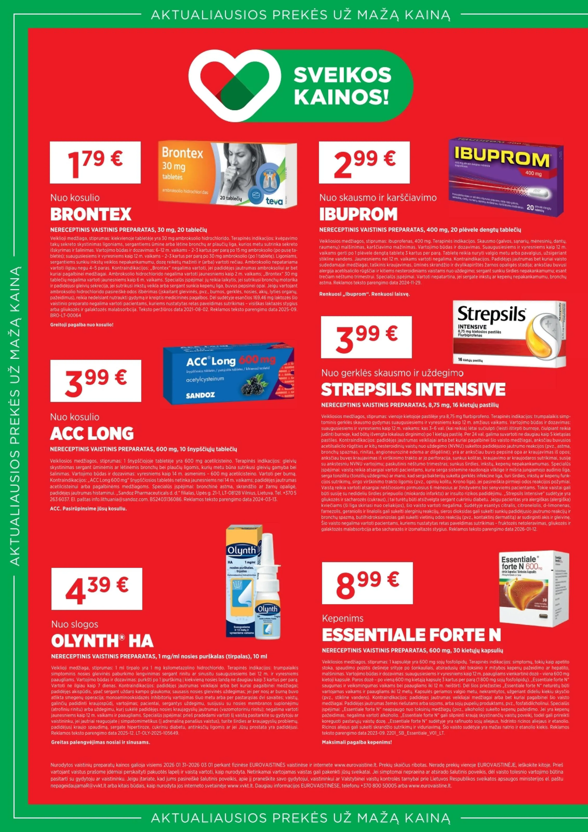 EUROVAISTINĖ akcijų ir nuolaidų leidinys nuo 2026.02.01 iki 2026.02.28 - 6