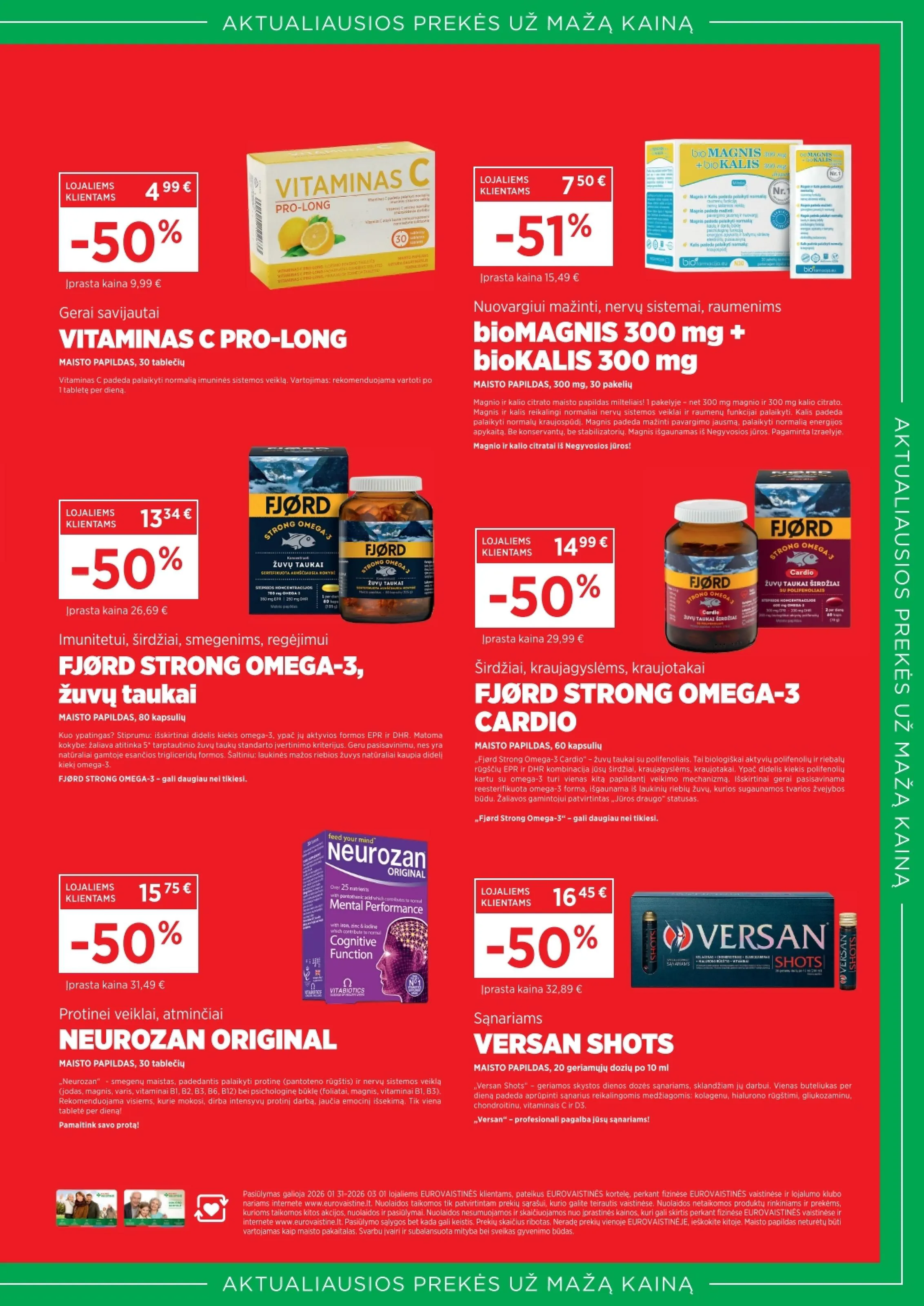 EUROVAISTINĖ akcijų ir nuolaidų leidinys nuo 2026.02.01 iki 2026.02.28 - 7