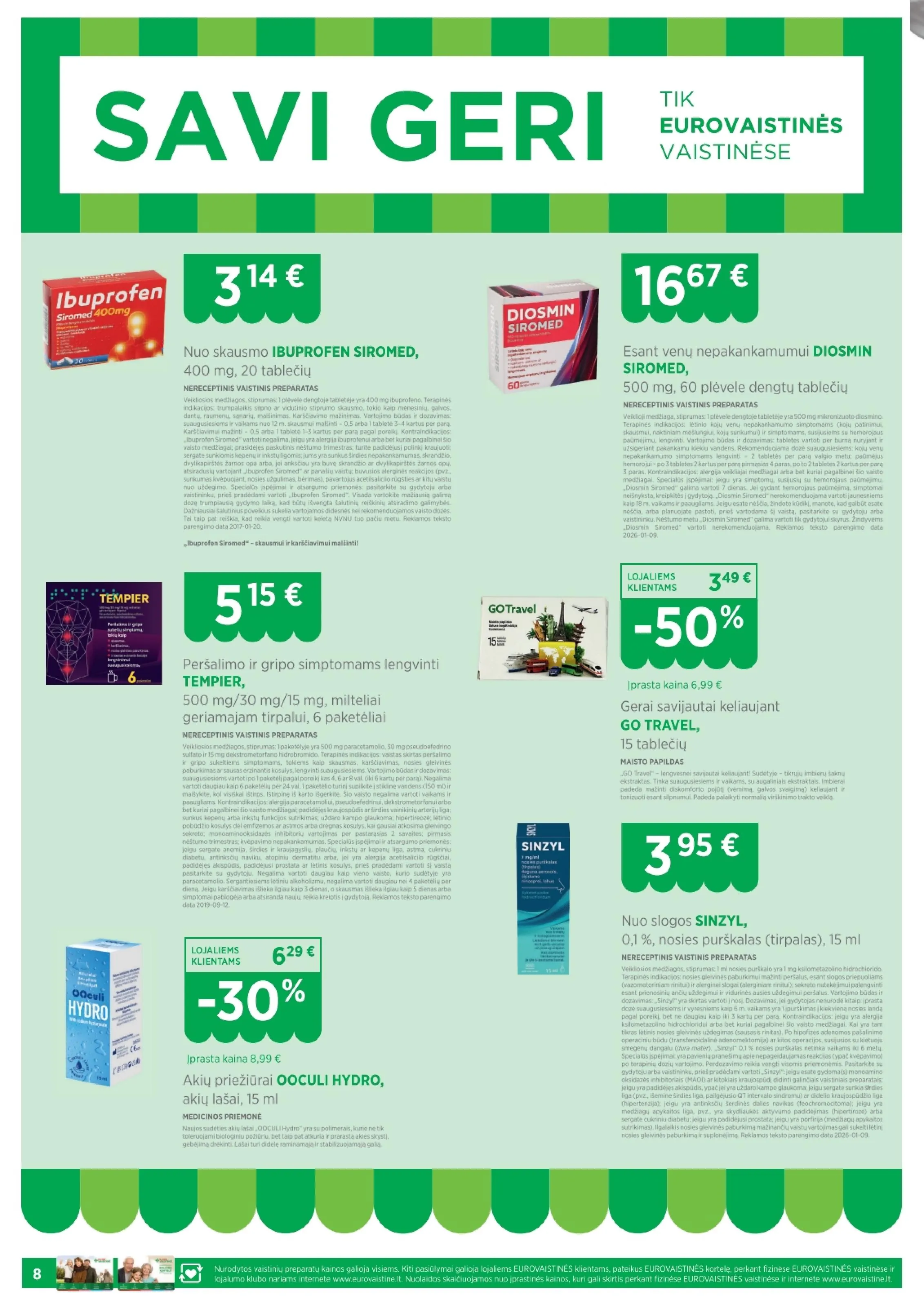 EUROVAISTINĖ akcijų ir nuolaidų leidinys nuo 2026.02.01 iki 2026.02.28 - 8