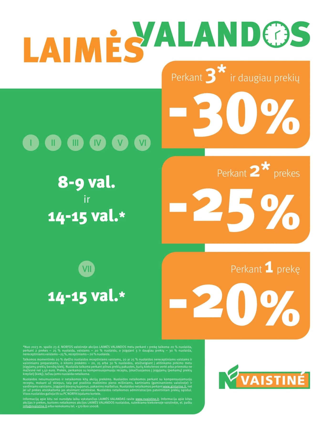 NORFA VAISTINĖ akcijų ir nuolaidų leidinys nuo 2026.03.01 iki 2026.04.01 - 23