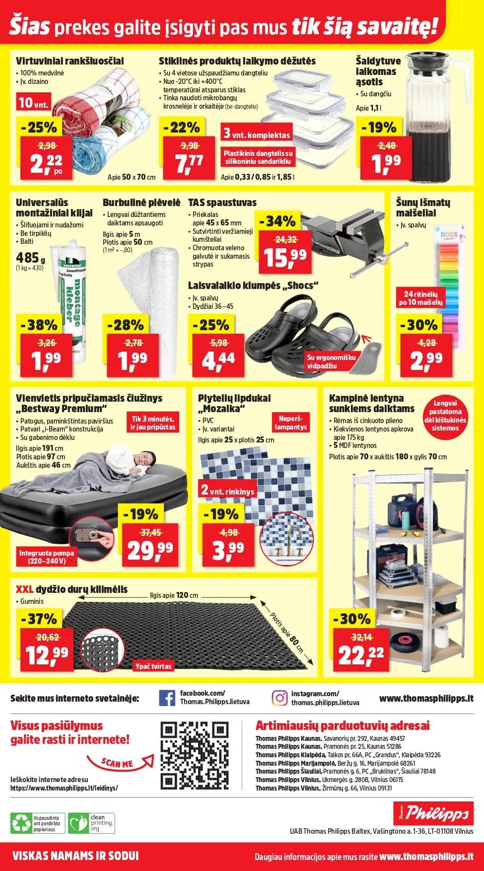 THOMAS PHILIPPS akcijų ir nuolaidų leidinys nuo 2026.02.02 iki 2026.02.07 - 8