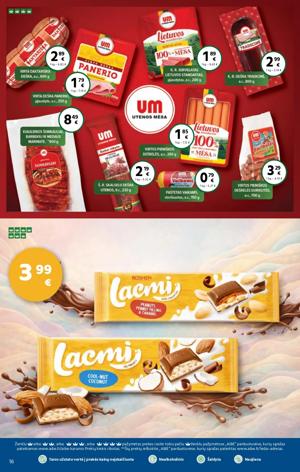AIBĖ akcijų ir nuolaidų leidinys Nr. 2 nuo 2026.01.22 iki 2026.02.03 - 16
