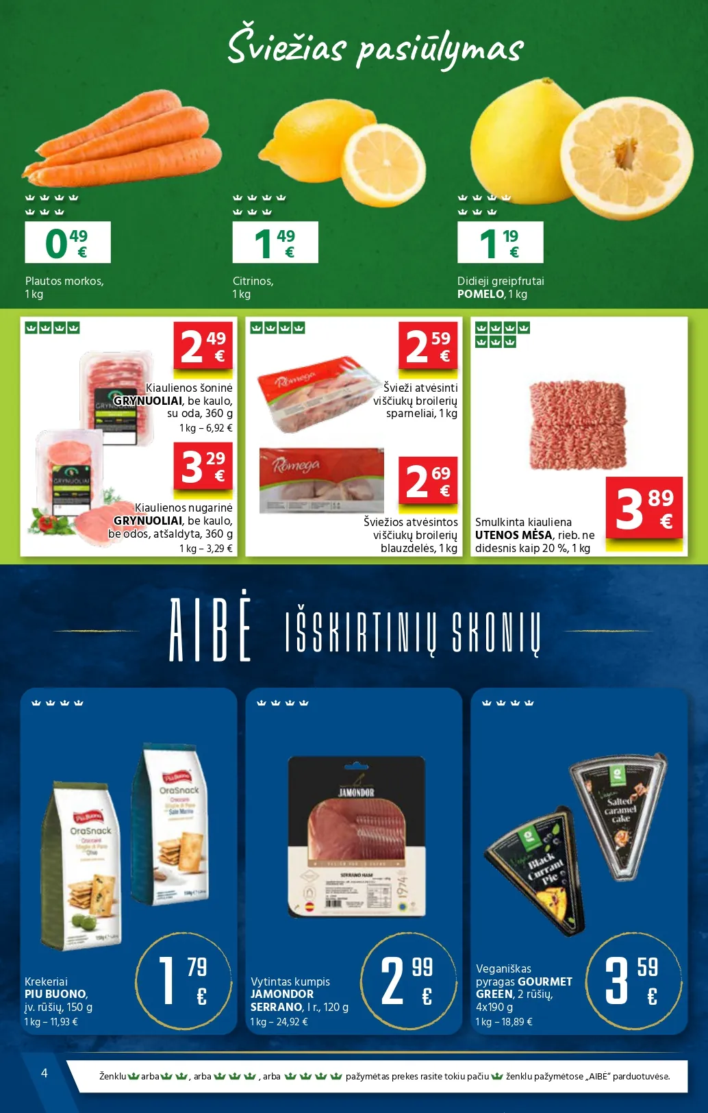 AIBĖ akcijų ir nuolaidų leidinys Nr. 2 nuo 2026.01.22 iki 2026.02.03 - 4