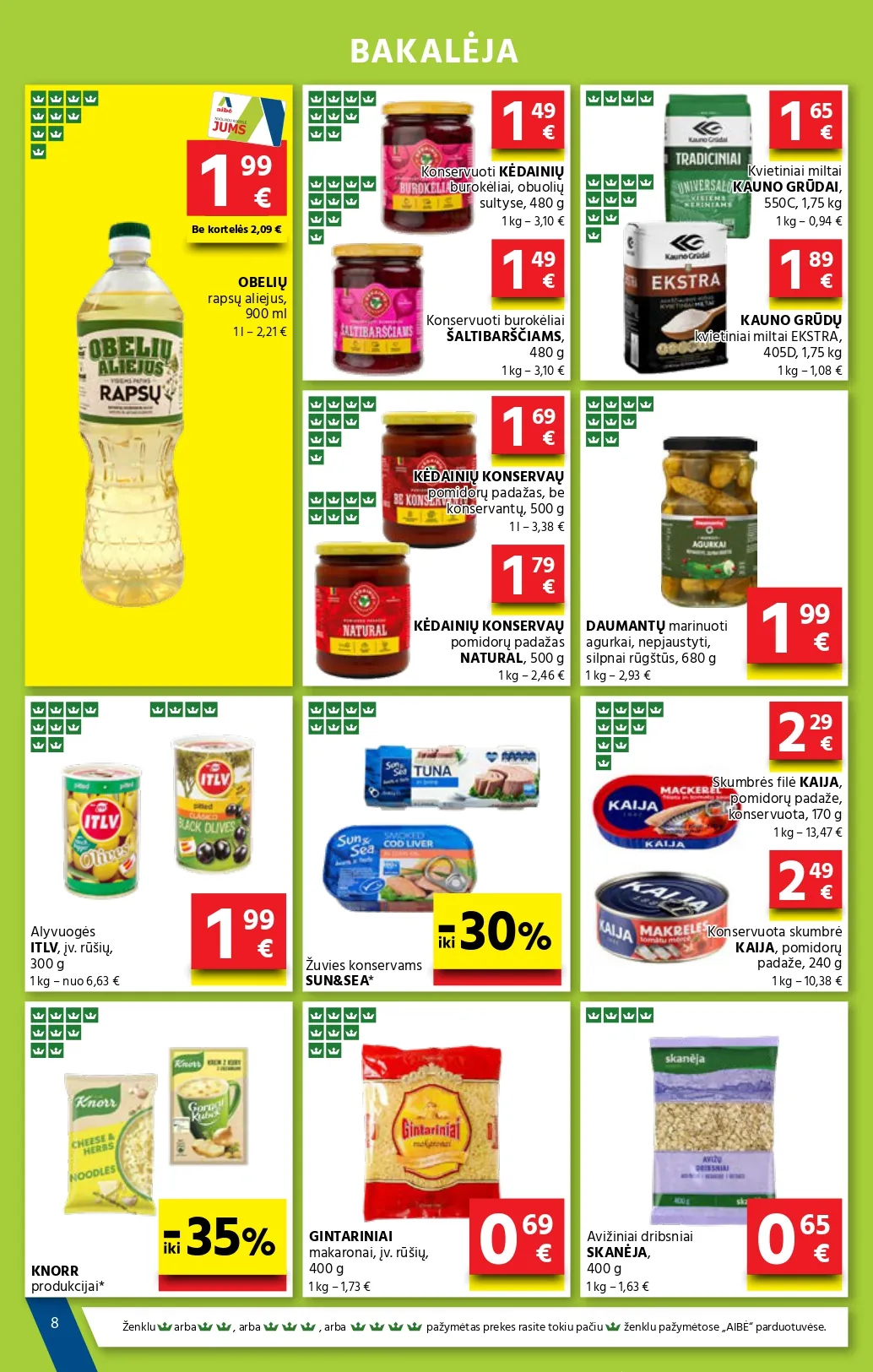 AIBĖ akcijų ir nuolaidų leidinys Nr. 2 nuo 2026.01.22 iki 2026.02.03 - 8
