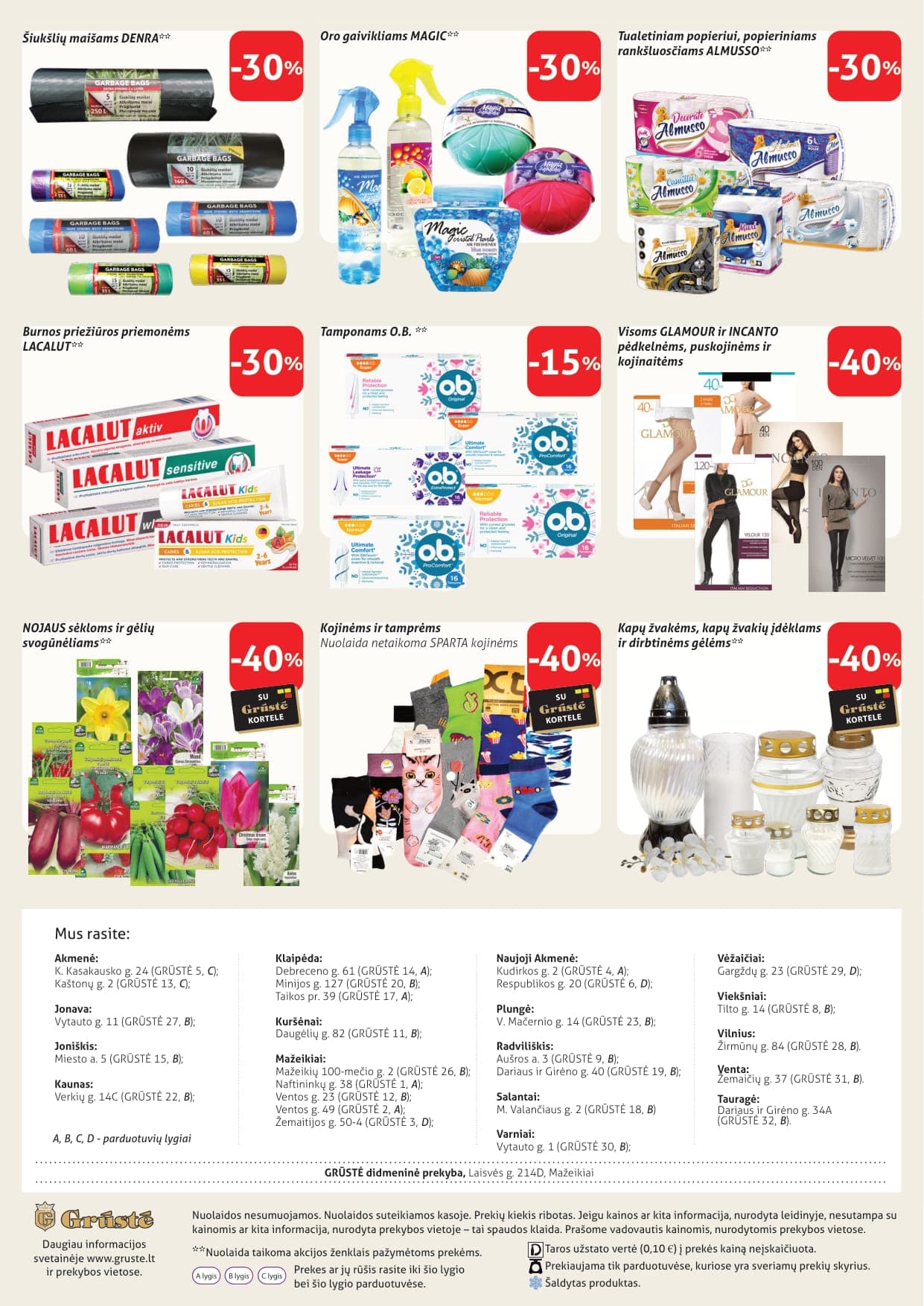 GRŪSTĖ akcijų ir nuolaidų leidinys Nr. 6 nuo 2026.02.21 iki 2026.02.28 - 11
