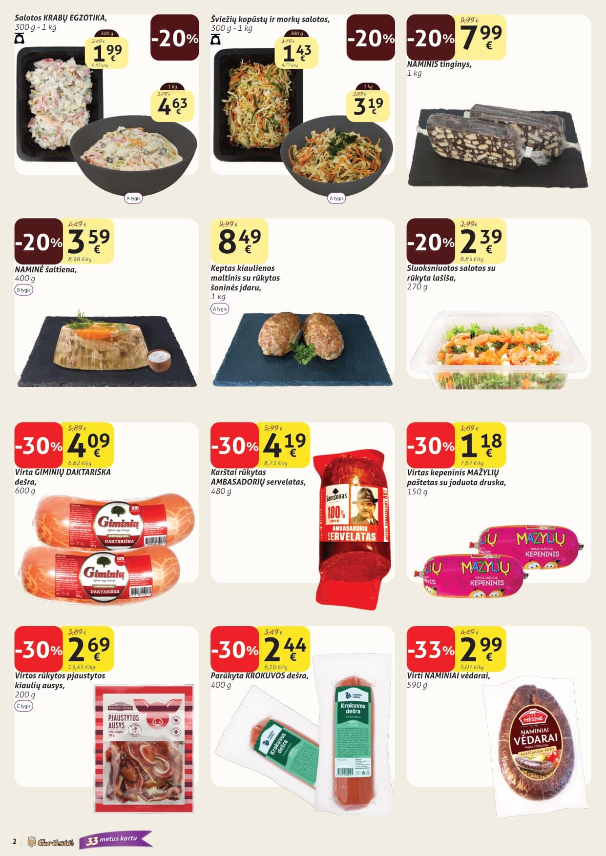 GRŪSTĖ akcijų ir nuolaidų leidinys Nr. 6 nuo 2026.02.21 iki 2026.02.28 - 2