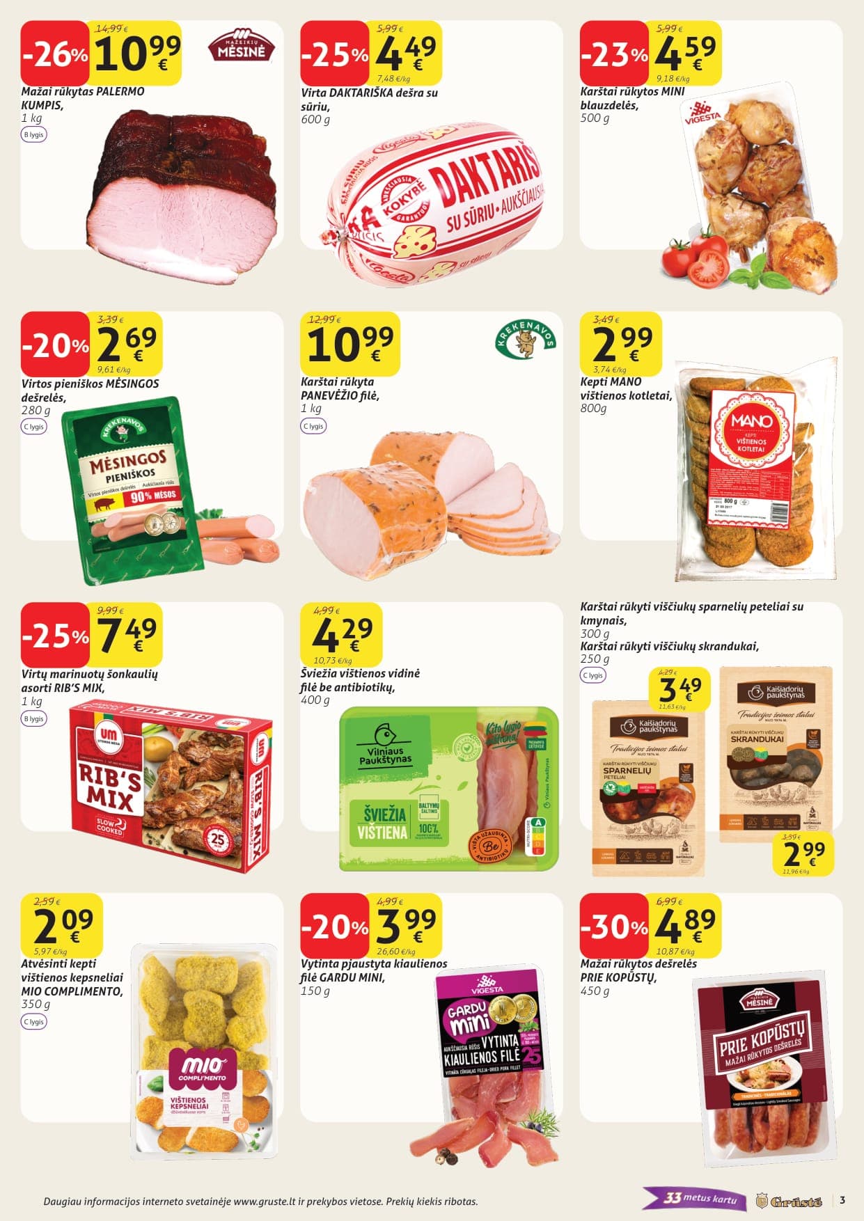 GRŪSTĖ akcijų ir nuolaidų leidinys Nr. 6 nuo 2026.02.21 iki 2026.02.28 - 3