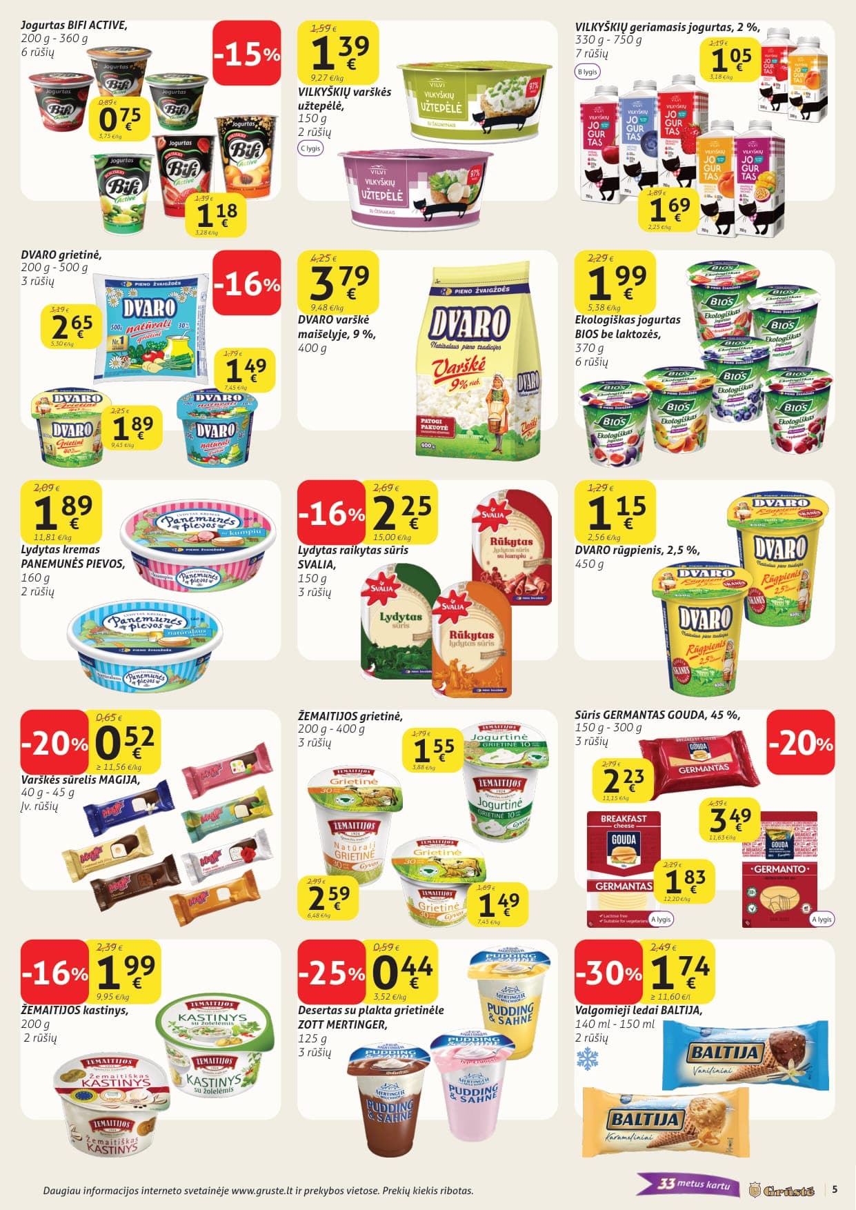 GRŪSTĖ akcijų ir nuolaidų leidinys Nr. 6 nuo 2026.02.21 iki 2026.02.28 - 5
