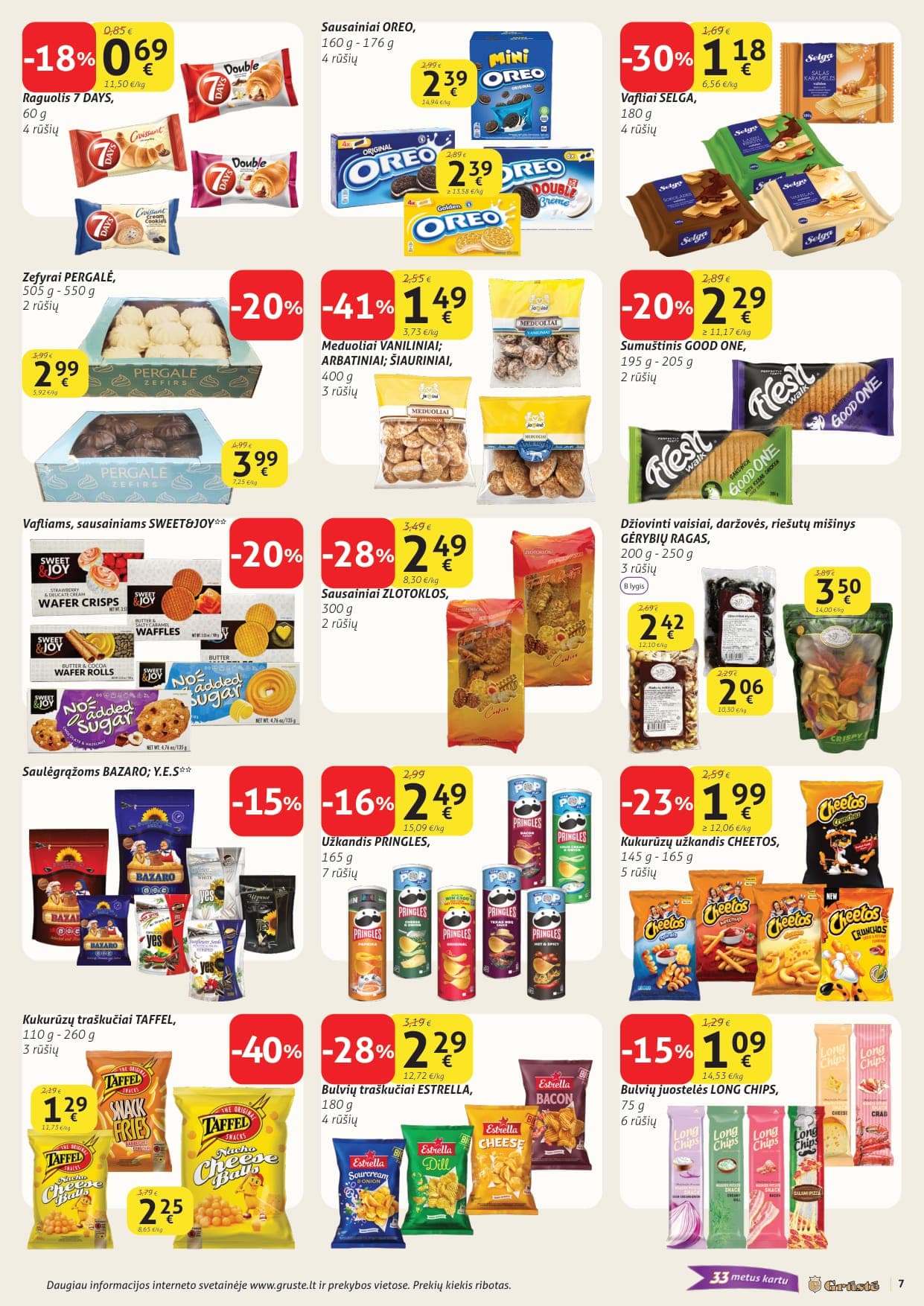 GRŪSTĖ akcijų ir nuolaidų leidinys Nr. 6 nuo 2026.02.21 iki 2026.02.28
