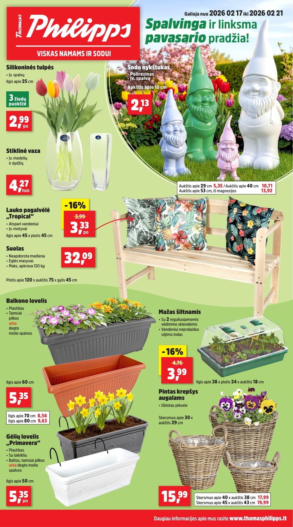 THOMAS PHILIPPS akcijų ir nuolaidų leidinys nuo 2026.02.17 iki 2026.02.21 - 1