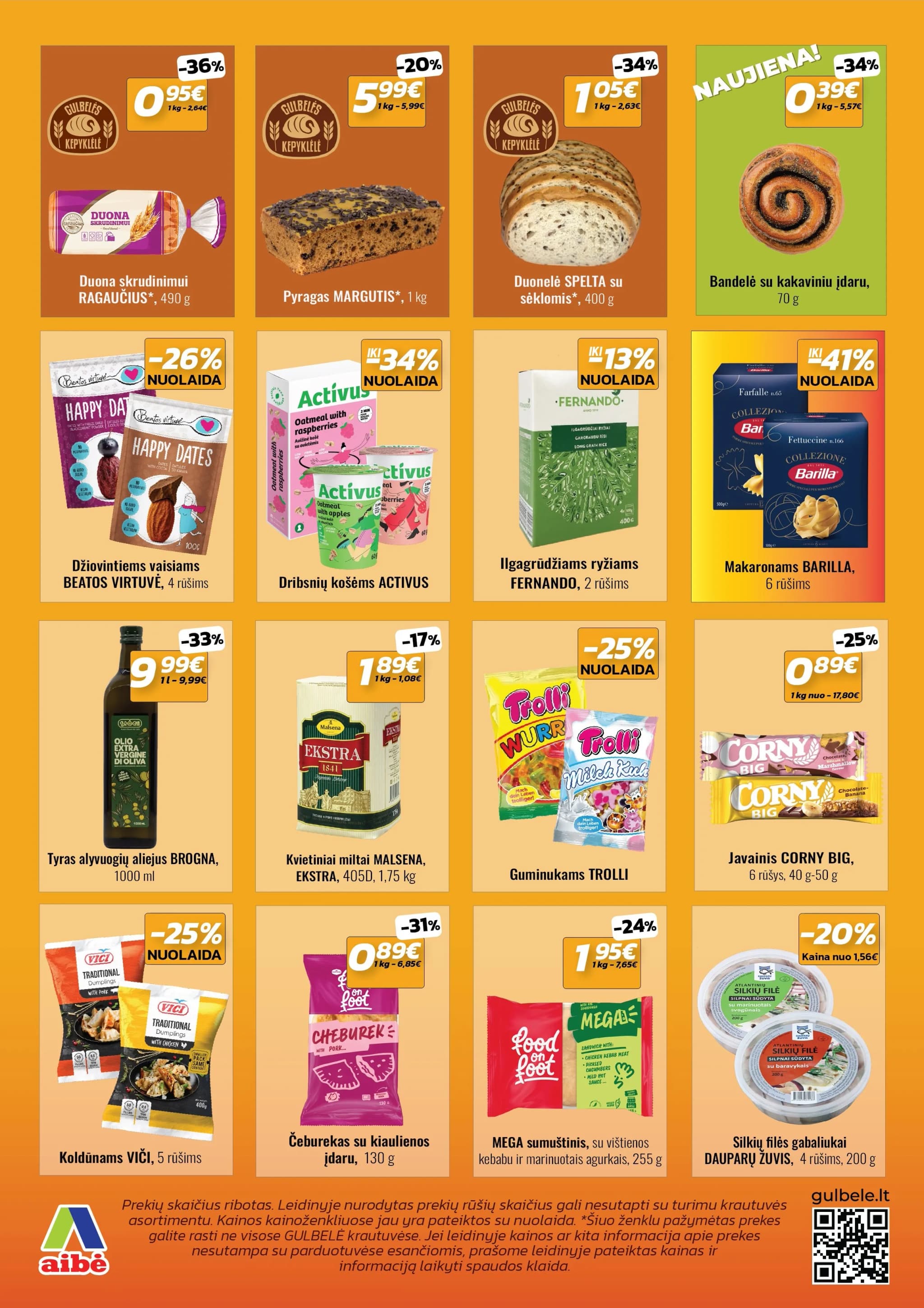 GULBELĖ akcijų ir nuolaidų leidinys Nr. 1 nuo 2026.01.15 iki 2026.01.28 - 3