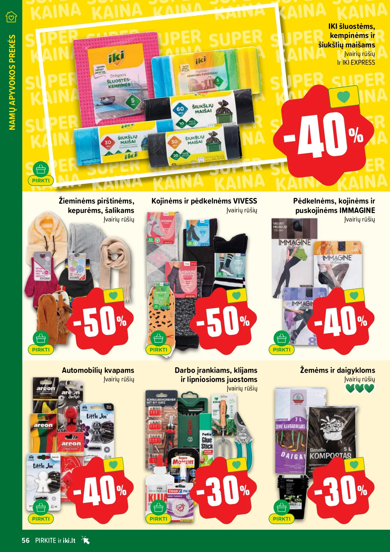 IKI akcijų ir nuolaidų leidinys Nr. 5 nuo 2026.01.26 iki 2026.02.01 - 56