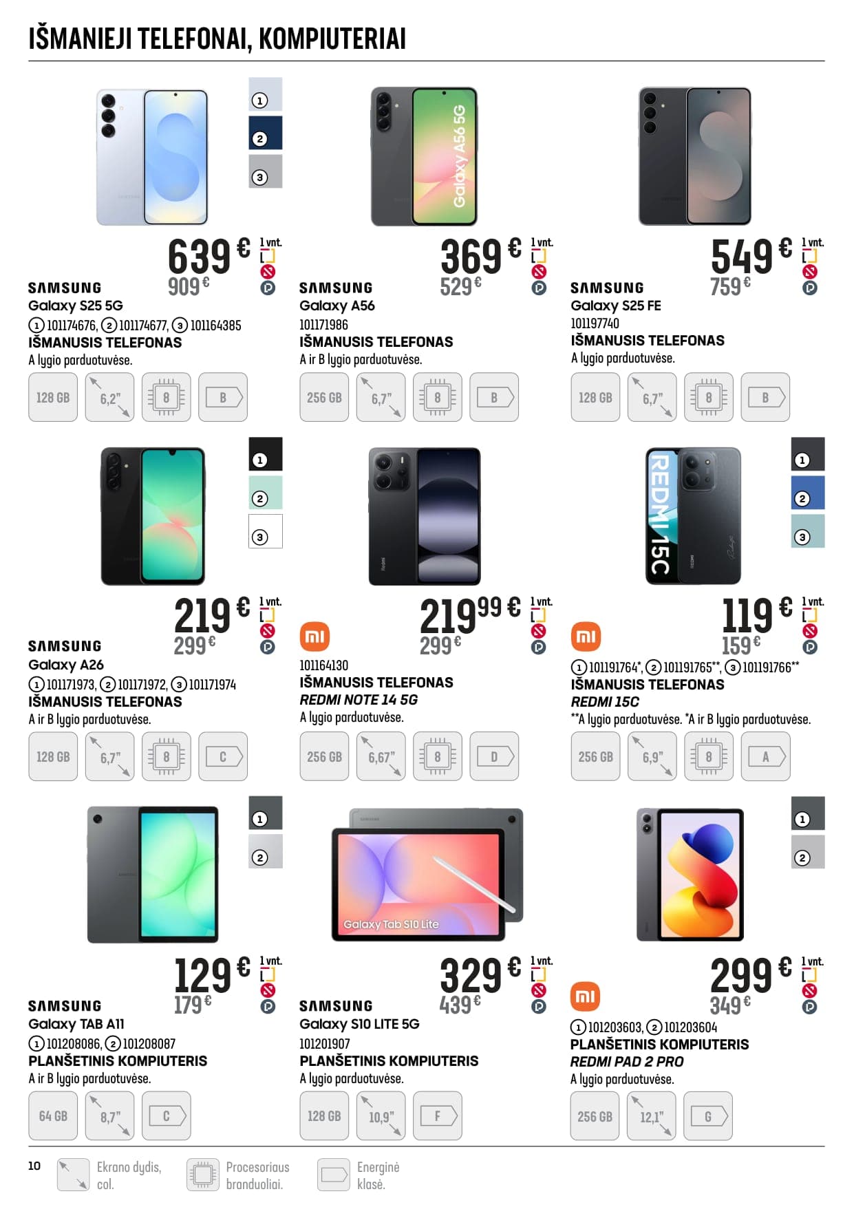 SENUKAI akcijų ir nuolaidų leidinys Nr. 3 nuo 2026.02.11 iki 2026.03.09 - 10
