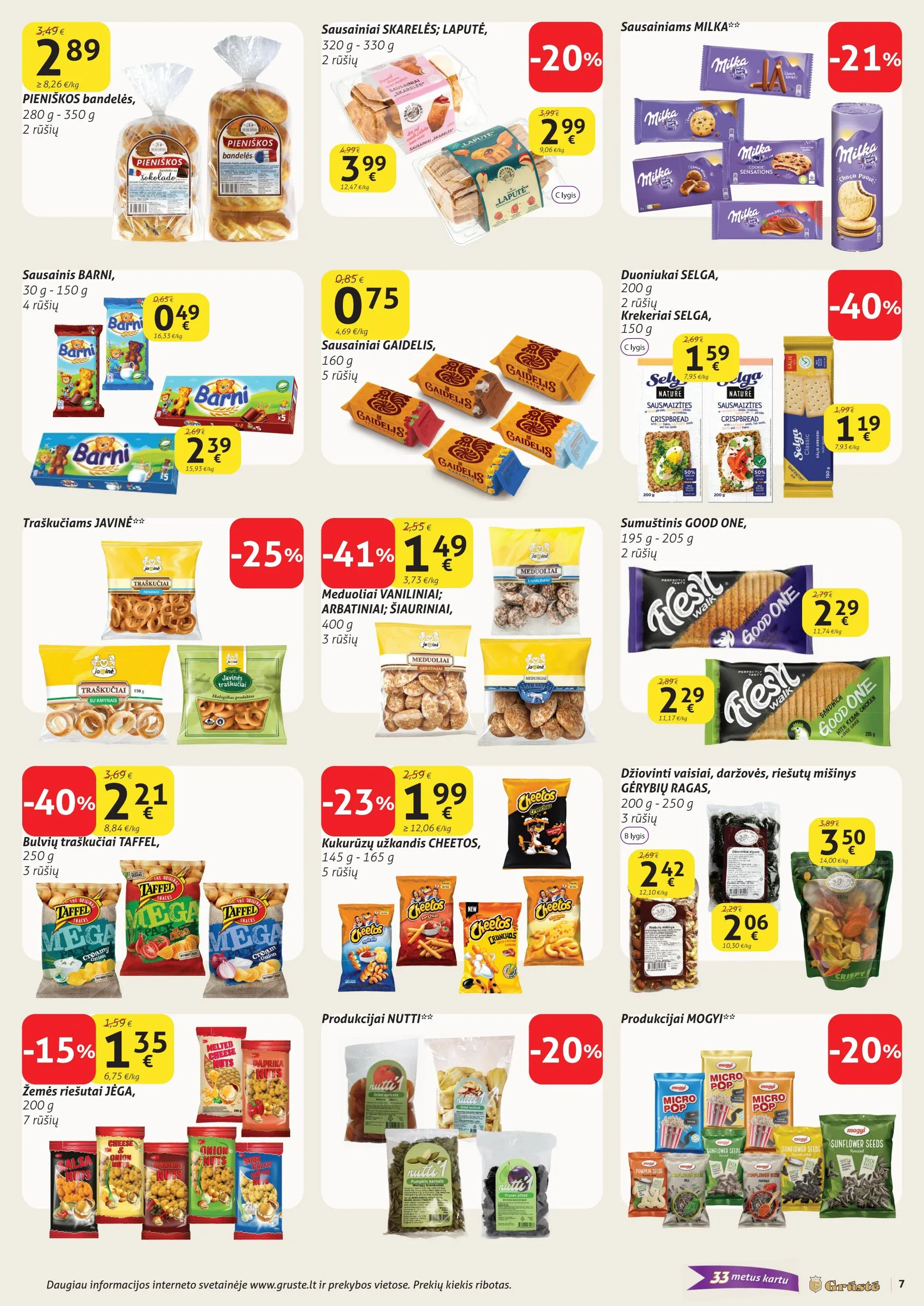 GRŪSTĖ akcijų ir nuolaidų leidinys Nr. 2 nuo 2026.01.11 iki 2026.01.20