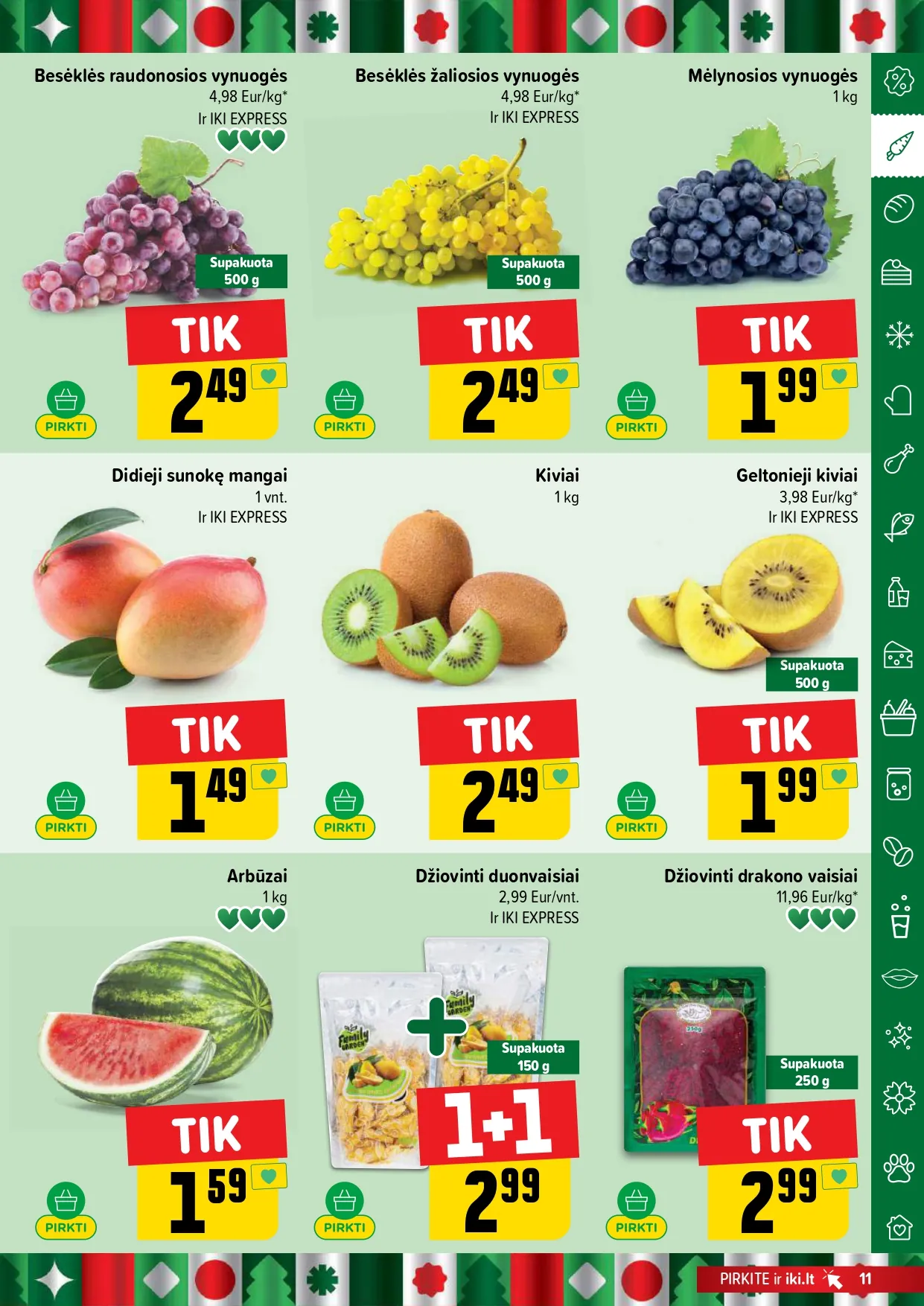 IKI akcijų ir nuolaidų leidinys Nr.49 nuo 2025.12.01 iki 2025.12.07 - 11