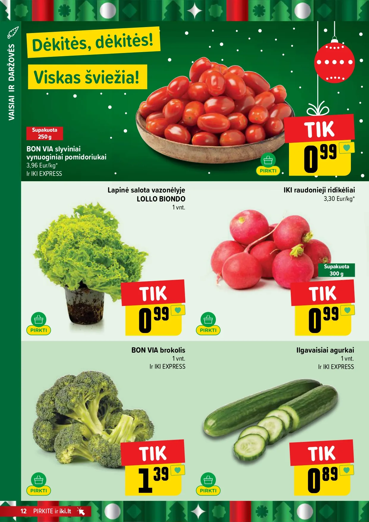 IKI akcijų ir nuolaidų leidinys Nr.49 nuo 2025.12.01 iki 2025.12.07 - 12