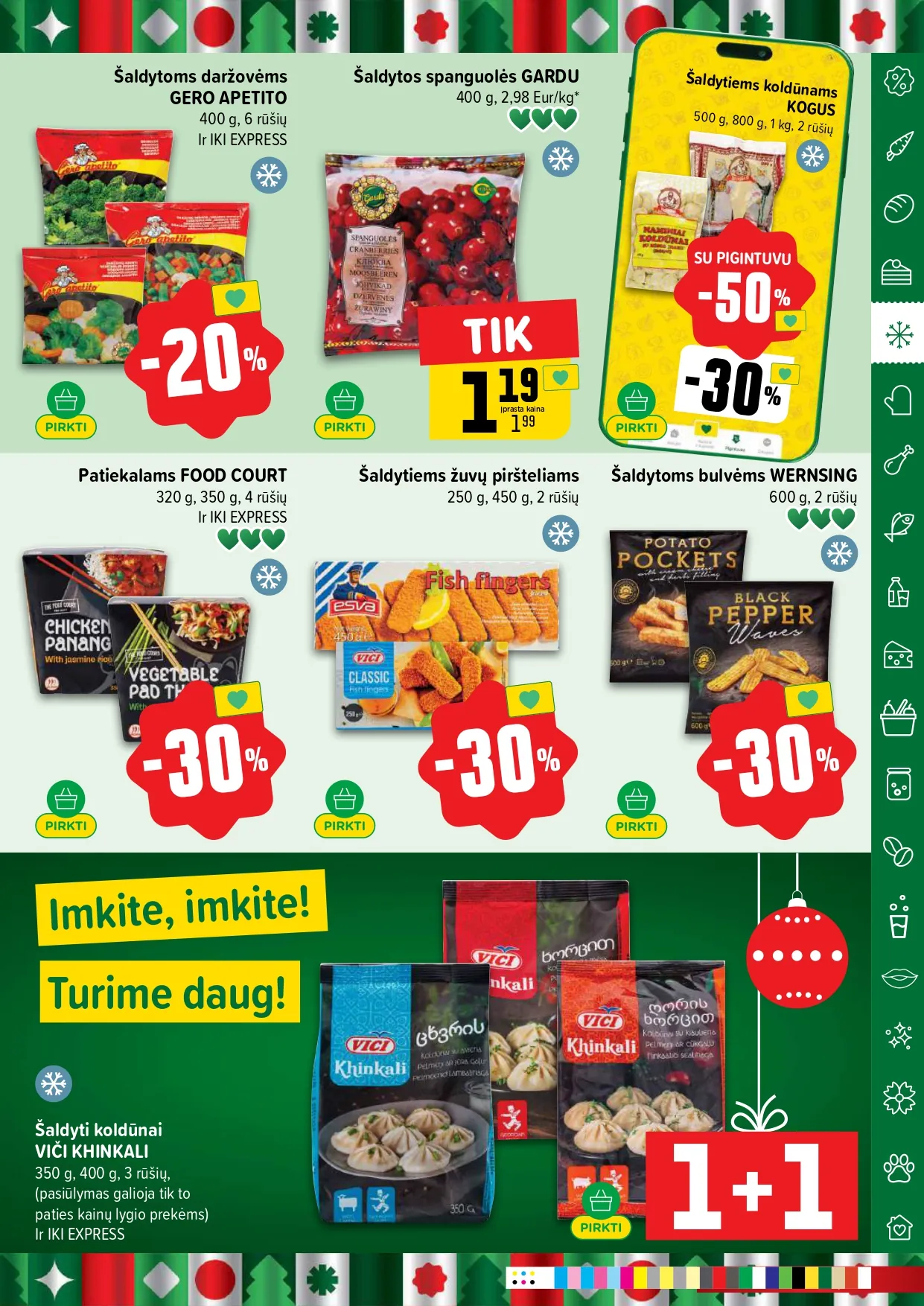 IKI akcijų ir nuolaidų leidinys Nr.49 nuo 2025.12.01 iki 2025.12.07 - 21