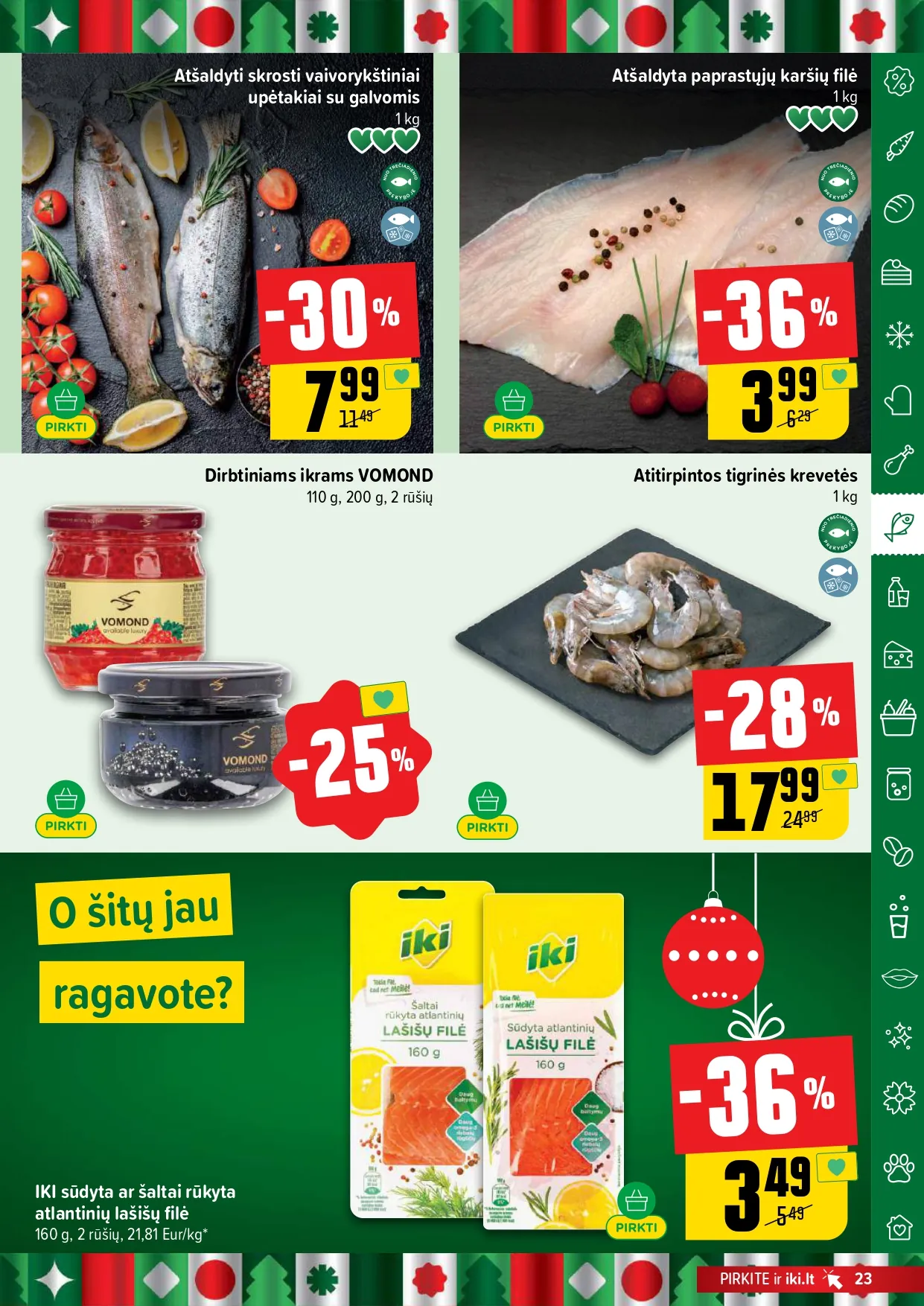 IKI akcijų ir nuolaidų leidinys Nr.49 nuo 2025.12.01 iki 2025.12.07 - 23