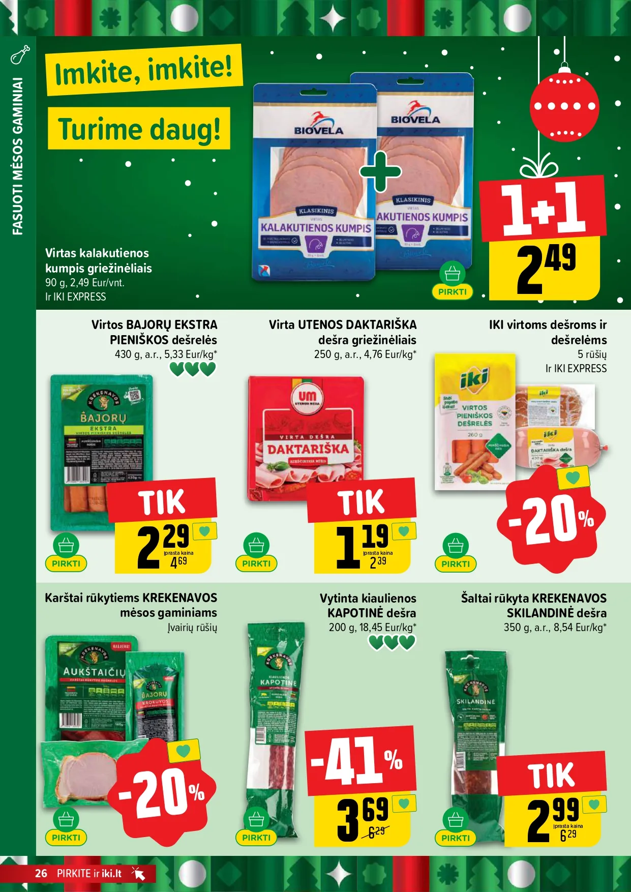 IKI akcijų ir nuolaidų leidinys Nr.49 nuo 2025.12.01 iki 2025.12.07 - 26