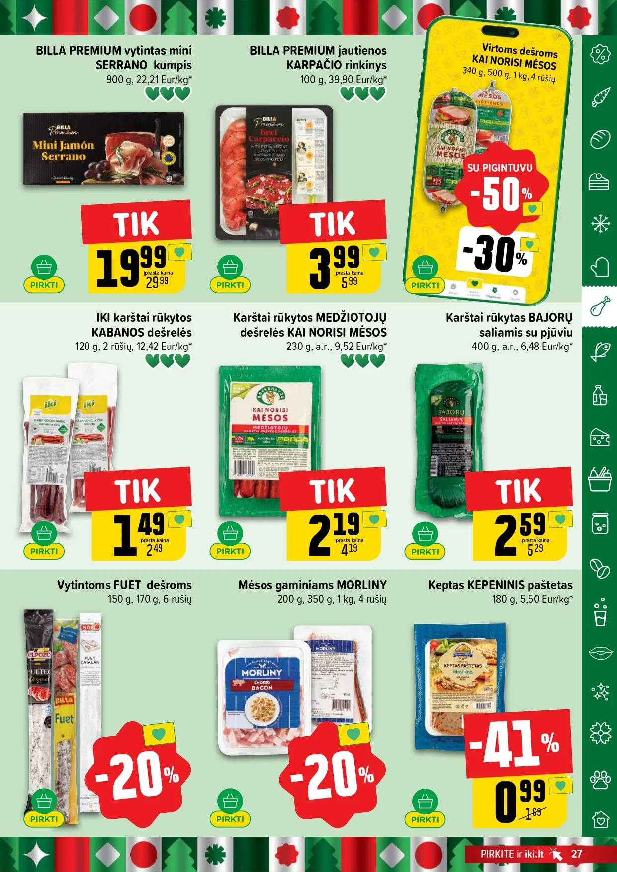 IKI akcijų ir nuolaidų leidinys Nr.49 nuo 2025.12.01 iki 2025.12.07 - 27