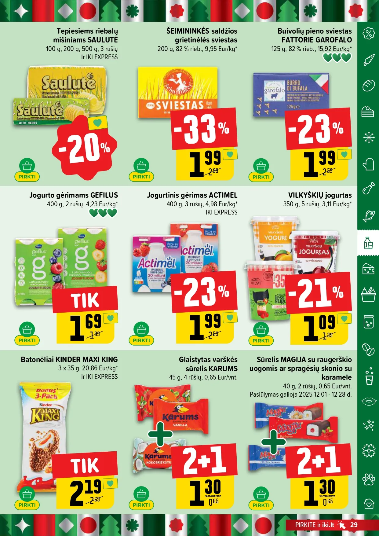 IKI akcijų ir nuolaidų leidinys Nr.49 nuo 2025.12.01 iki 2025.12.07 - 29