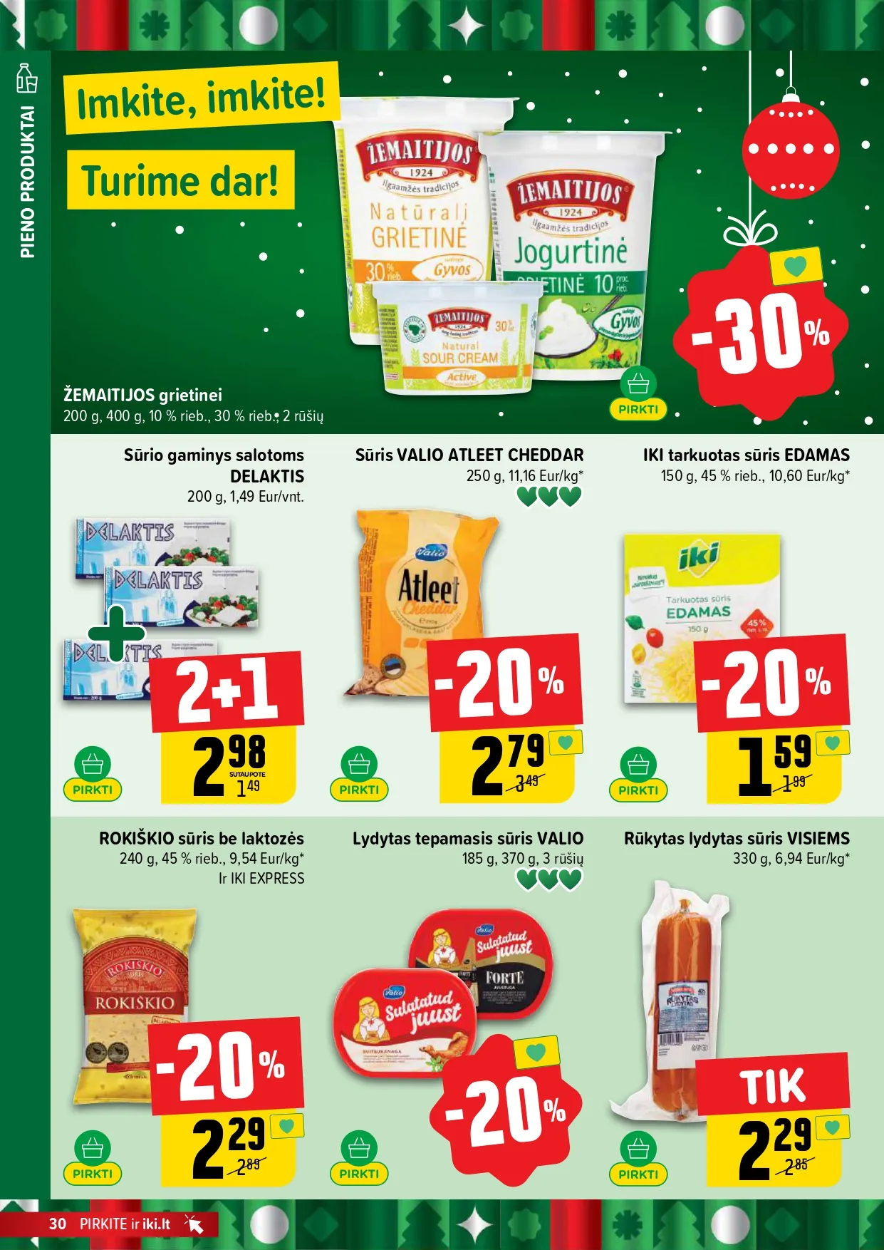 IKI akcijų ir nuolaidų leidinys Nr.49 nuo 2025.12.01 iki 2025.12.07 - 30