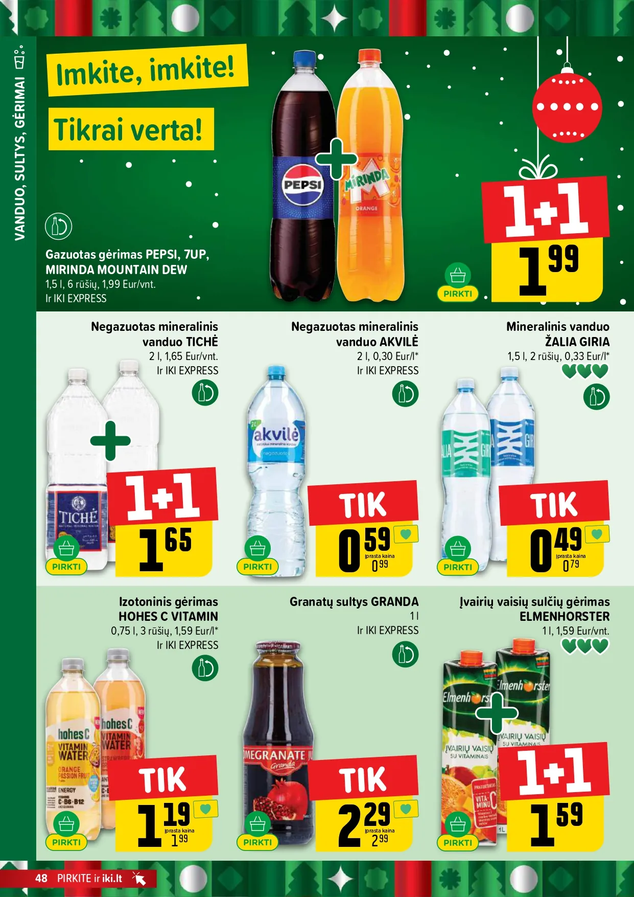 IKI akcijų ir nuolaidų leidinys Nr.49 nuo 2025.12.01 iki 2025.12.07 - 48