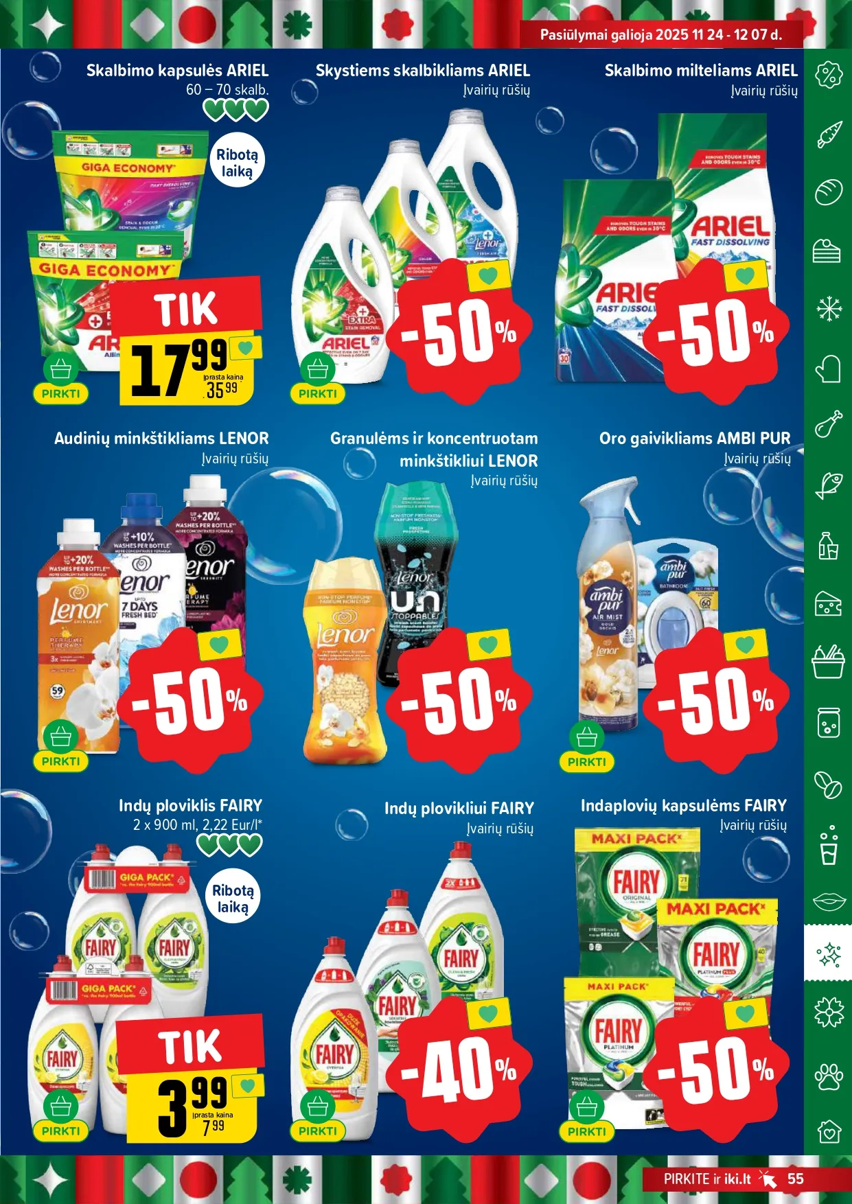 IKI akcijų ir nuolaidų leidinys Nr.49 nuo 2025.12.01 iki 2025.12.07 - 55