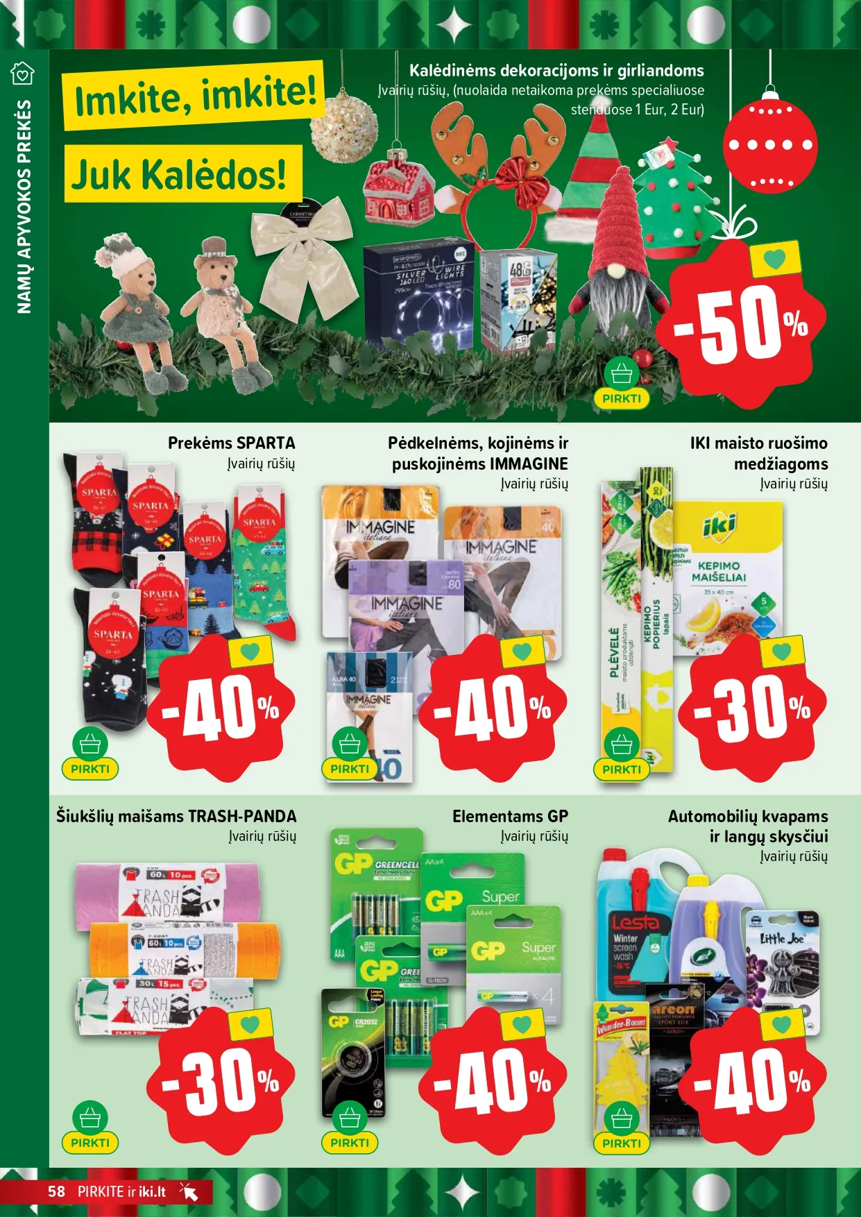 IKI akcijų ir nuolaidų leidinys Nr.49 nuo 2025.12.01 iki 2025.12.07 - 58