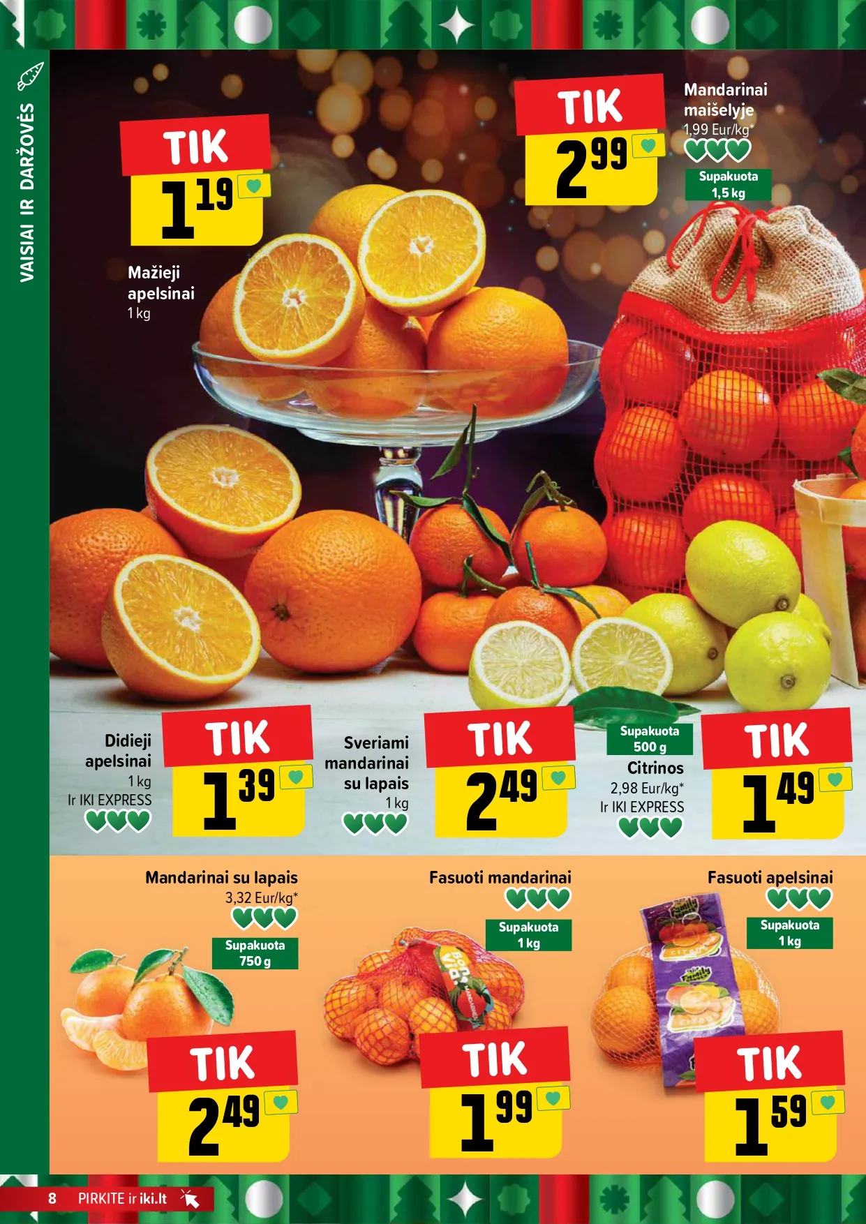 IKI akcijų ir nuolaidų leidinys Nr.49 nuo 2025.12.01 iki 2025.12.07 - 8