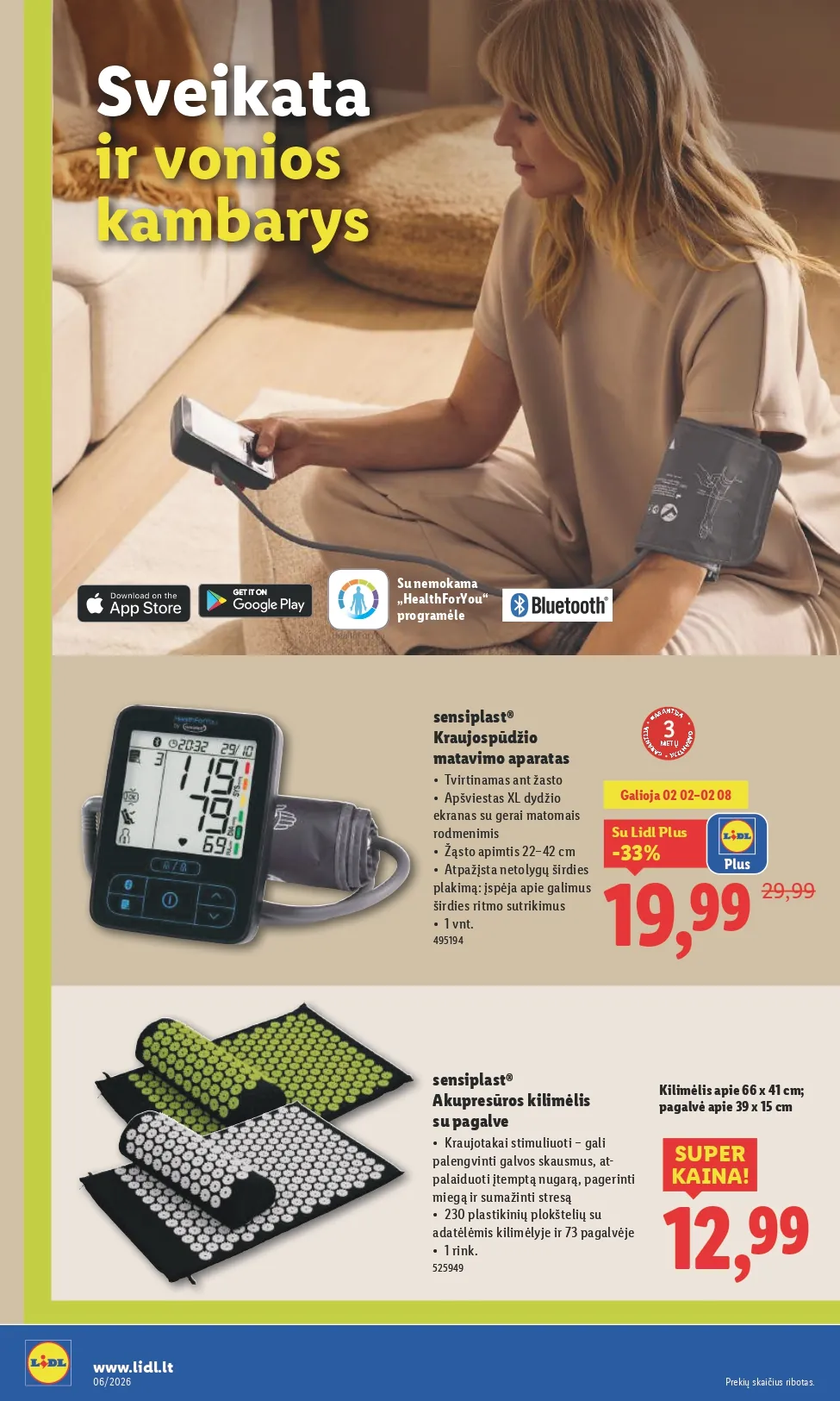 LIDL ne maisto prekių akcijų ir nuolaidų leidinys Nr. 6 nuo 2026.02.02 iki 2026.02.08 - 10