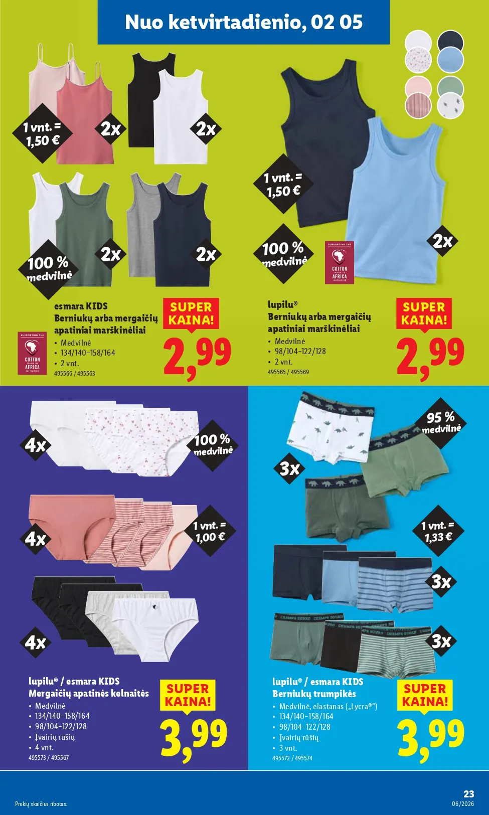 LIDL ne maisto prekių akcijų ir nuolaidų leidinys Nr. 6 nuo 2026.02.02 iki 2026.02.08 - 23