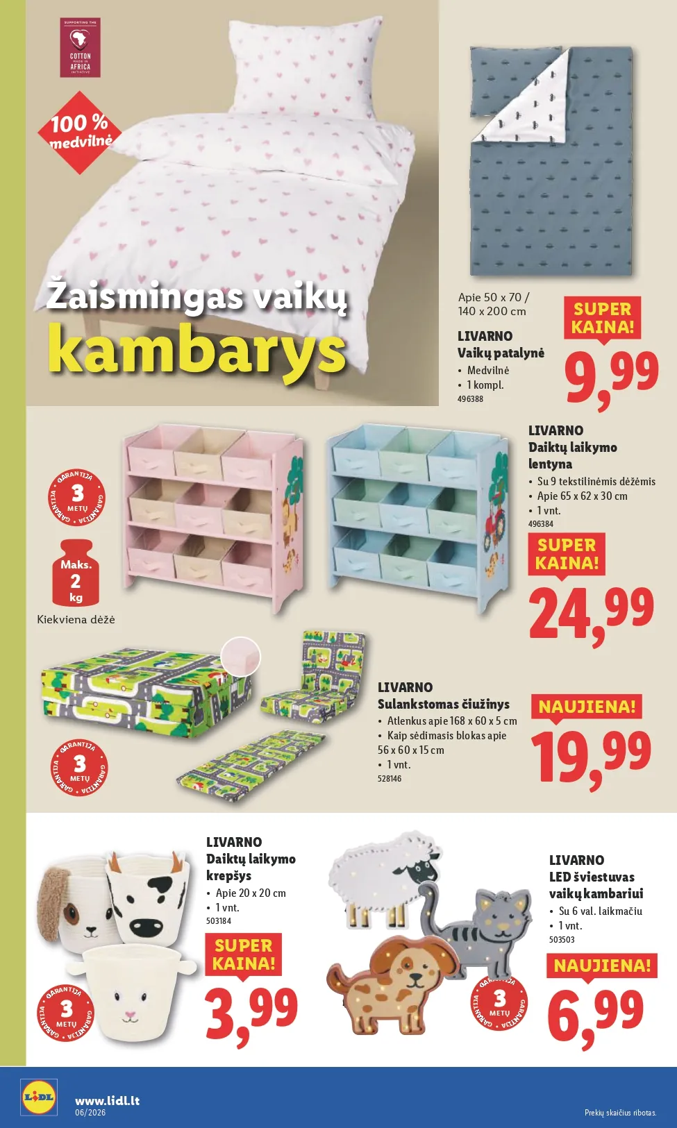 LIDL ne maisto prekių akcijų ir nuolaidų leidinys Nr. 6 nuo 2026.02.02 iki 2026.02.08 - 26