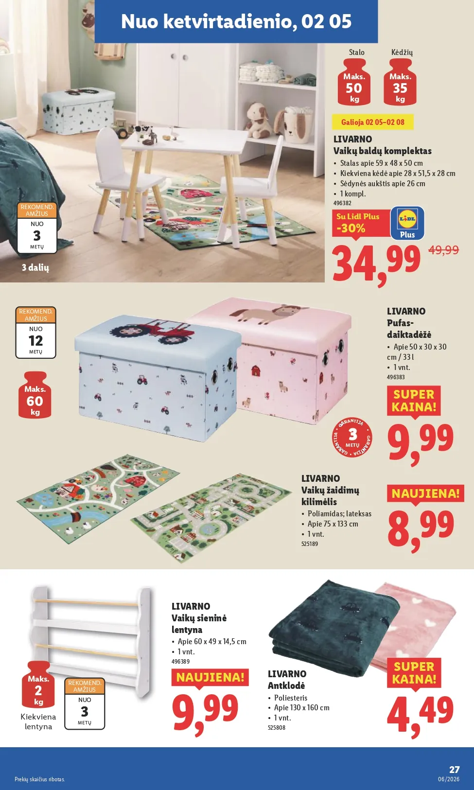 LIDL ne maisto prekių akcijų ir nuolaidų leidinys Nr. 6 nuo 2026.02.02 iki 2026.02.08 - 27