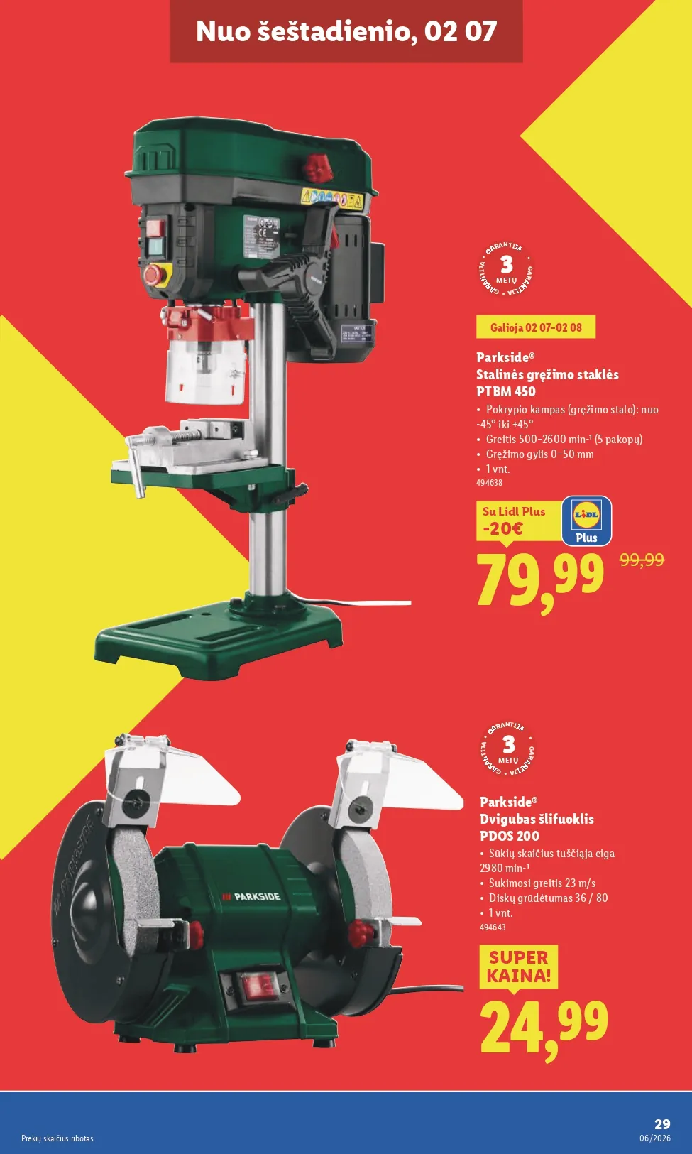 LIDL ne maisto prekių akcijų ir nuolaidų leidinys Nr. 6 nuo 2026.02.02 iki 2026.02.08 - 29