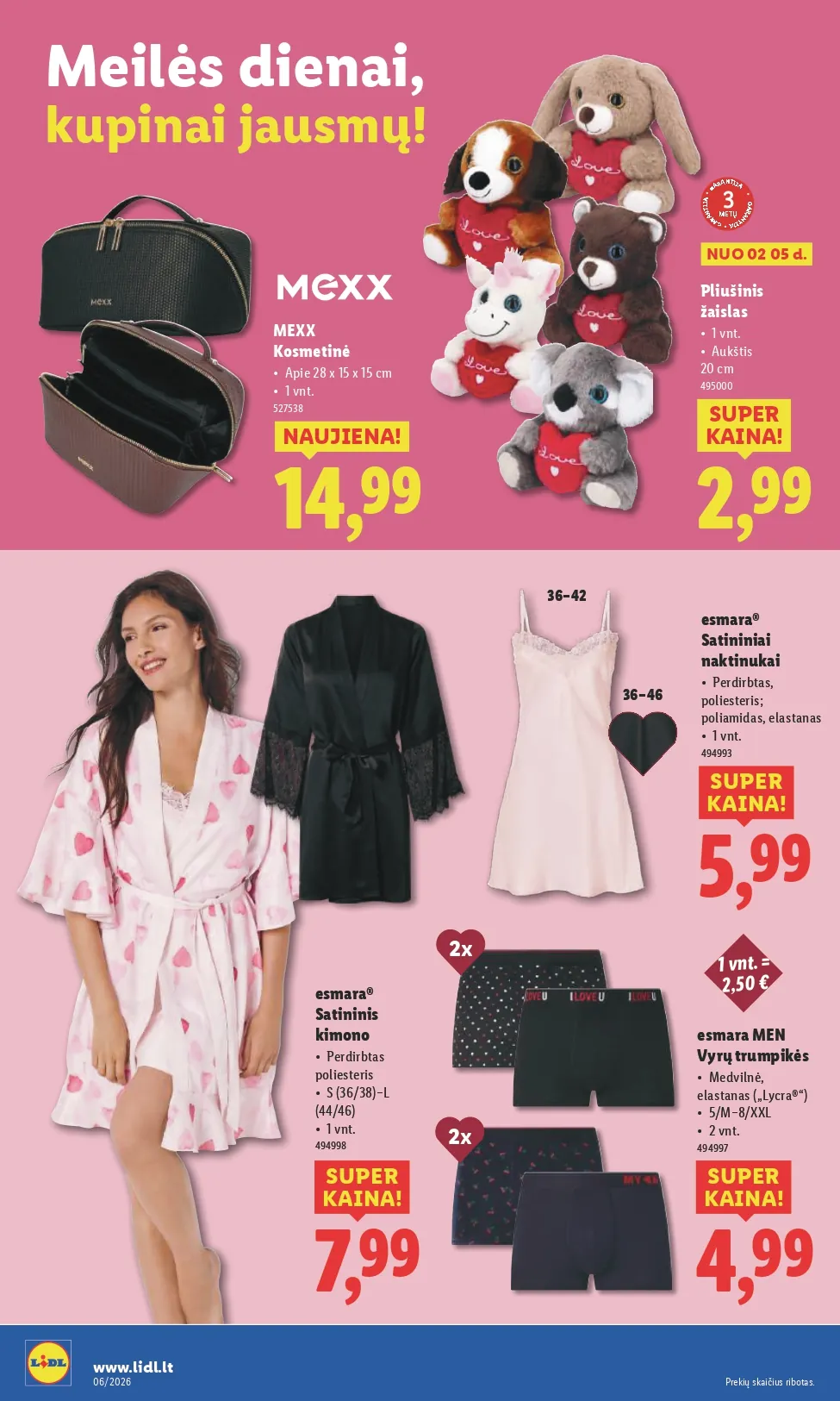 LIDL ne maisto prekių akcijų ir nuolaidų leidinys Nr. 6 nuo 2026.02.02 iki 2026.02.08 - 8