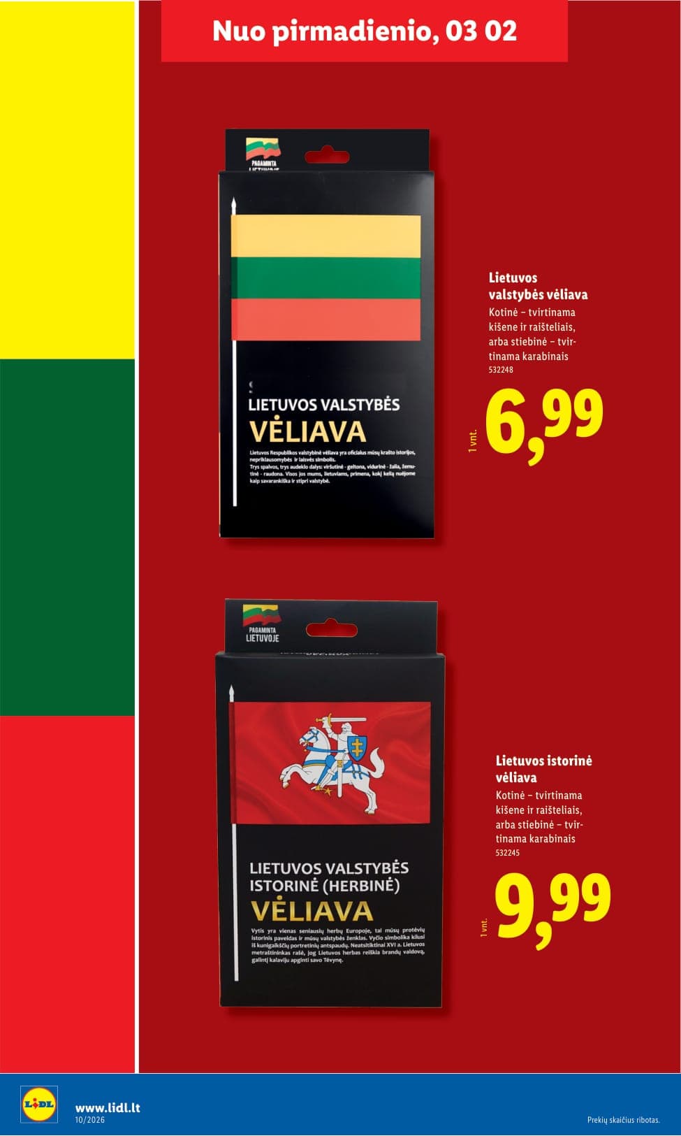 Naujas LIDL ne maisto prekių akcijų ir nuolaidų leidinys Nr. 10 nuo 2026.03.02 iki 2026.03.08 - 16