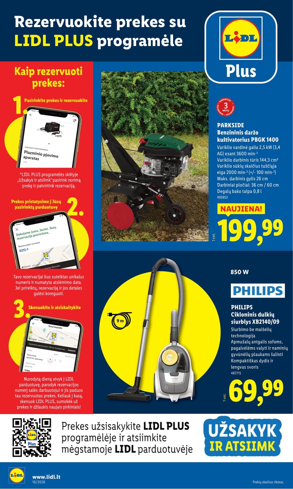 Naujas LIDL ne maisto prekių akcijų ir nuolaidų leidinys Nr. 10 nuo 2026.03.02 iki 2026.03.08 - 2