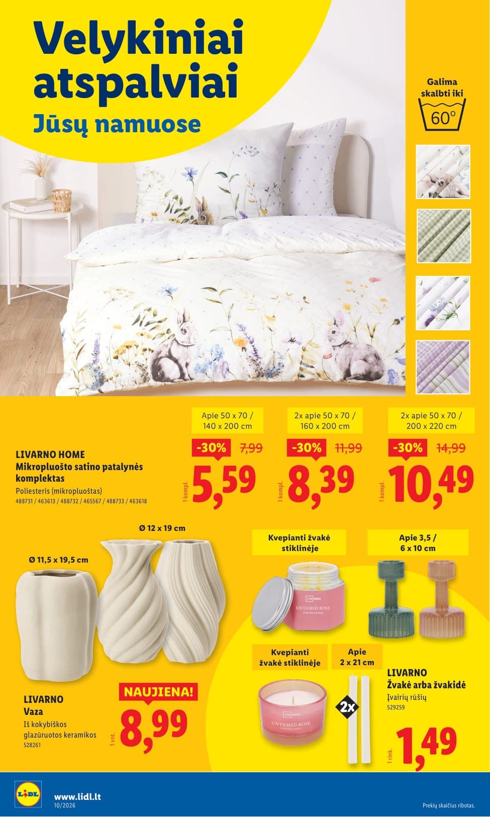 Naujas LIDL ne maisto prekių akcijų ir nuolaidų leidinys Nr. 10 nuo 2026.03.02 iki 2026.03.08 - 26