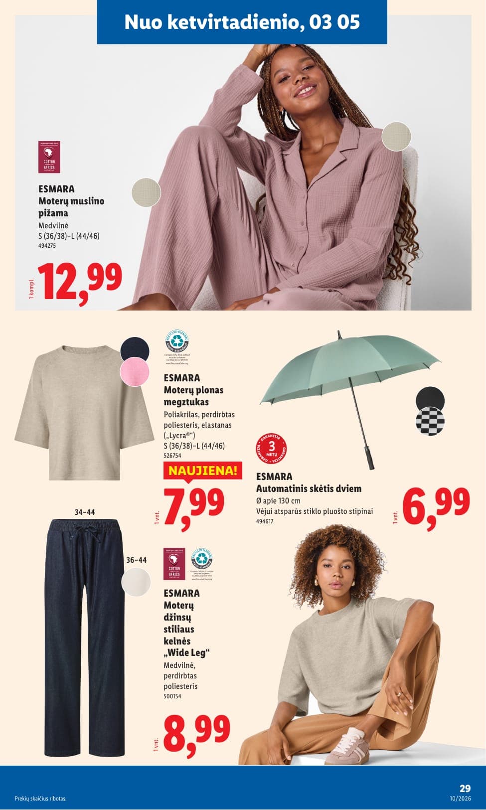 Naujas LIDL ne maisto prekių akcijų ir nuolaidų leidinys Nr. 10 nuo 2026.03.02 iki 2026.03.08 - 29