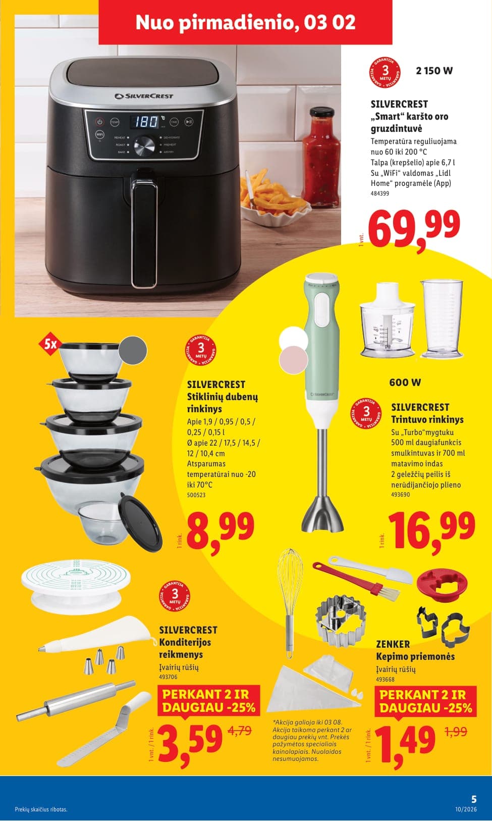 Naujas LIDL ne maisto prekių akcijų ir nuolaidų leidinys Nr. 10 nuo 2026.03.02 iki 2026.03.08 - 5