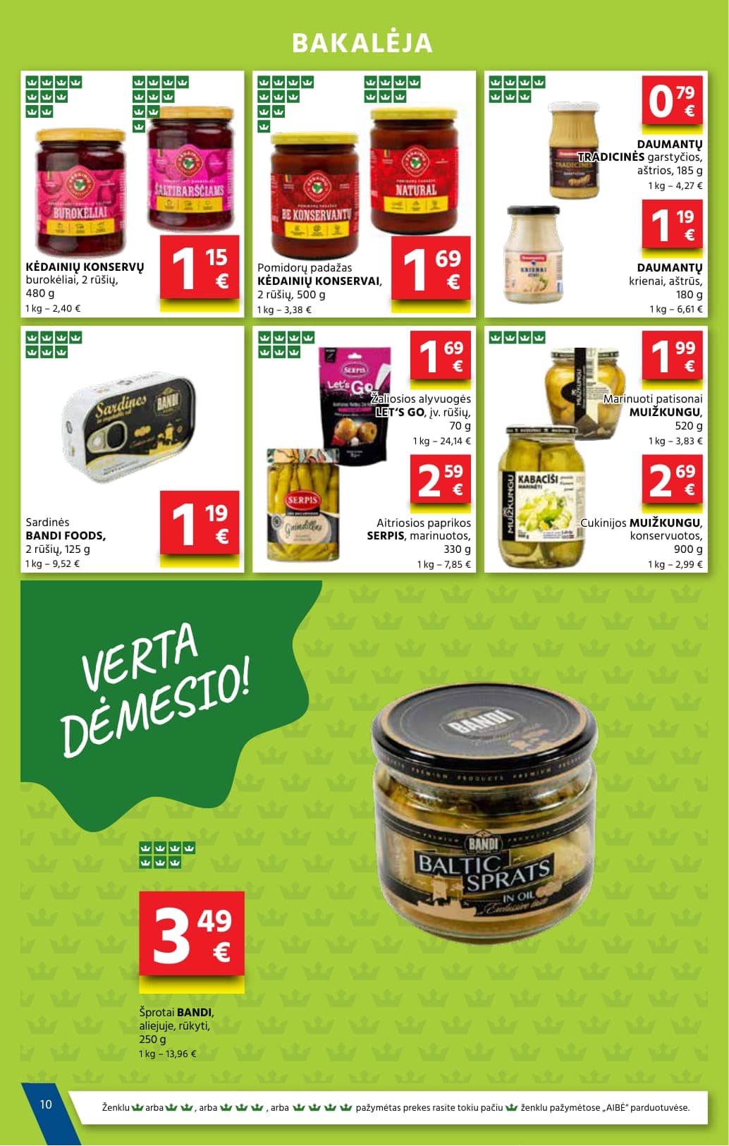 Naujas AIBĖ akcijų ir nuolaidų leidinys Nr. 5 nuo 2026.03.05 iki 2026.03.17 - 10