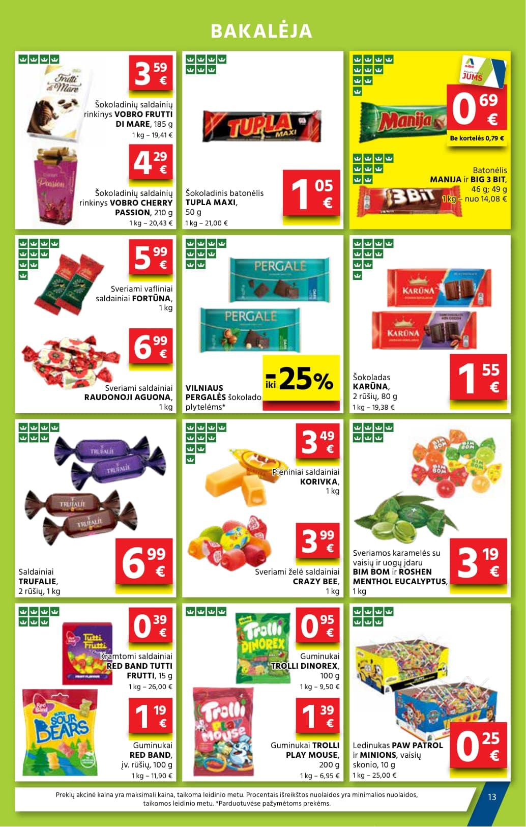 Naujas AIBĖ akcijų ir nuolaidų leidinys Nr. 5 nuo 2026.03.05 iki 2026.03.17 - 13