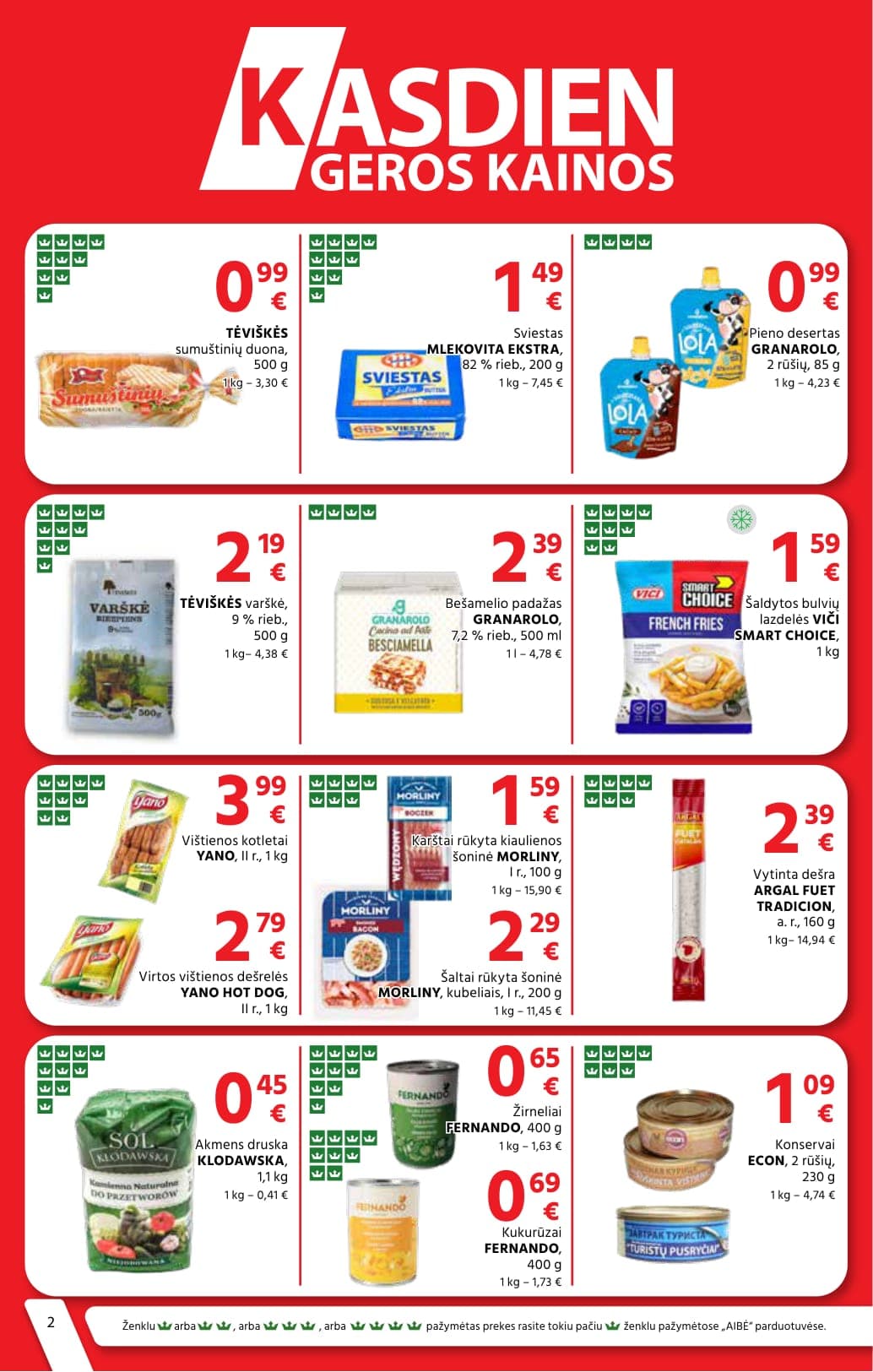 Naujas AIBĖ akcijų ir nuolaidų leidinys Nr. 5 nuo 2026.03.05 iki 2026.03.17 - 2