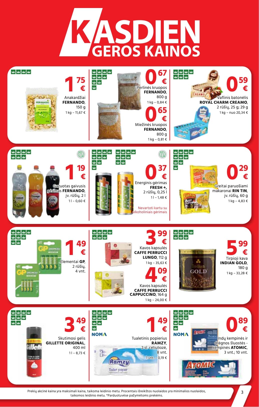 Naujas AIBĖ akcijų ir nuolaidų leidinys Nr. 5 nuo 2026.03.05 iki 2026.03.17 - 3