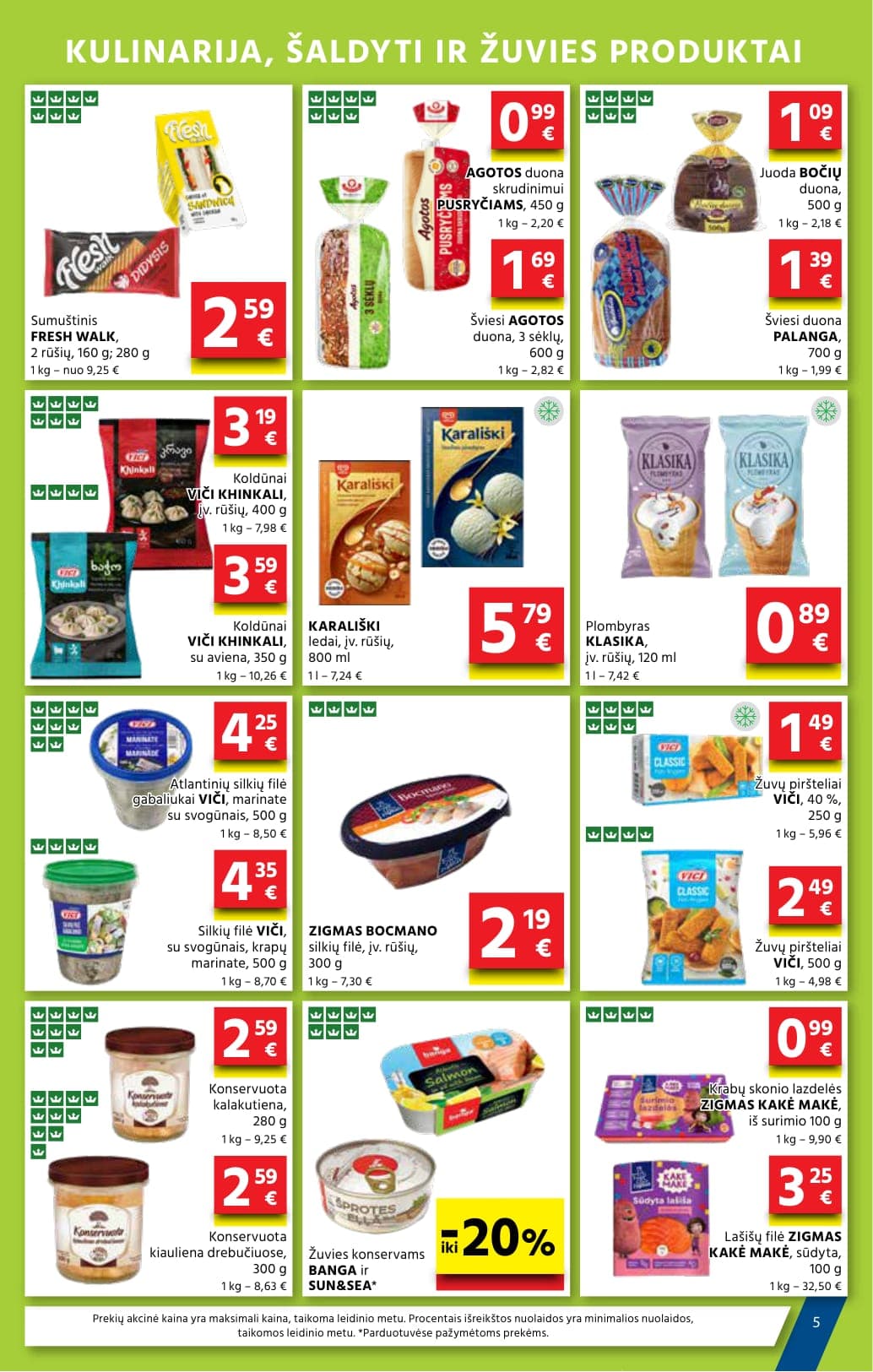 Naujas AIBĖ akcijų ir nuolaidų leidinys Nr. 5 nuo 2026.03.05 iki 2026.03.17 - 5